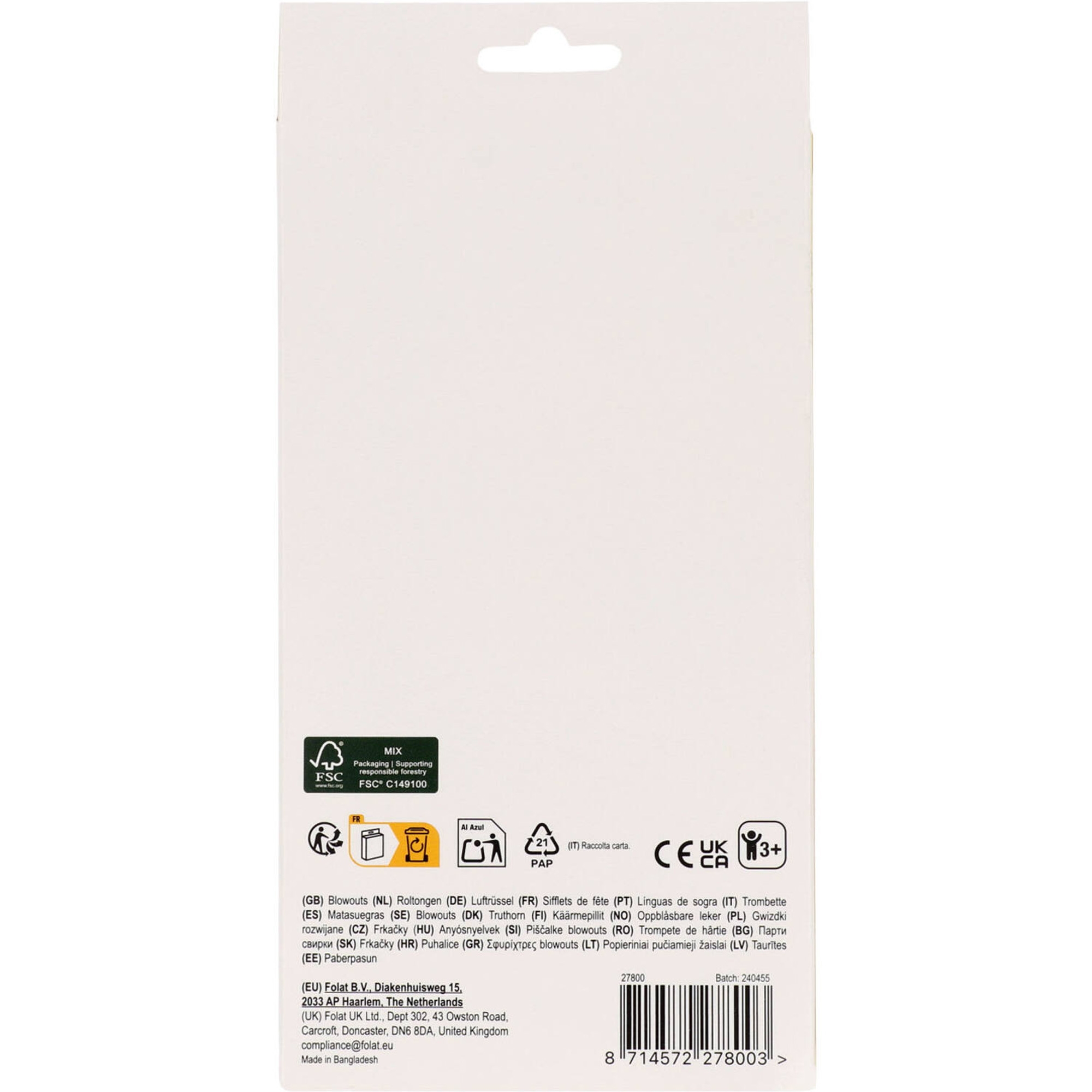 Luftrüssel "Stripetastic", 6 Stück Adapter, Elektronik, Papier