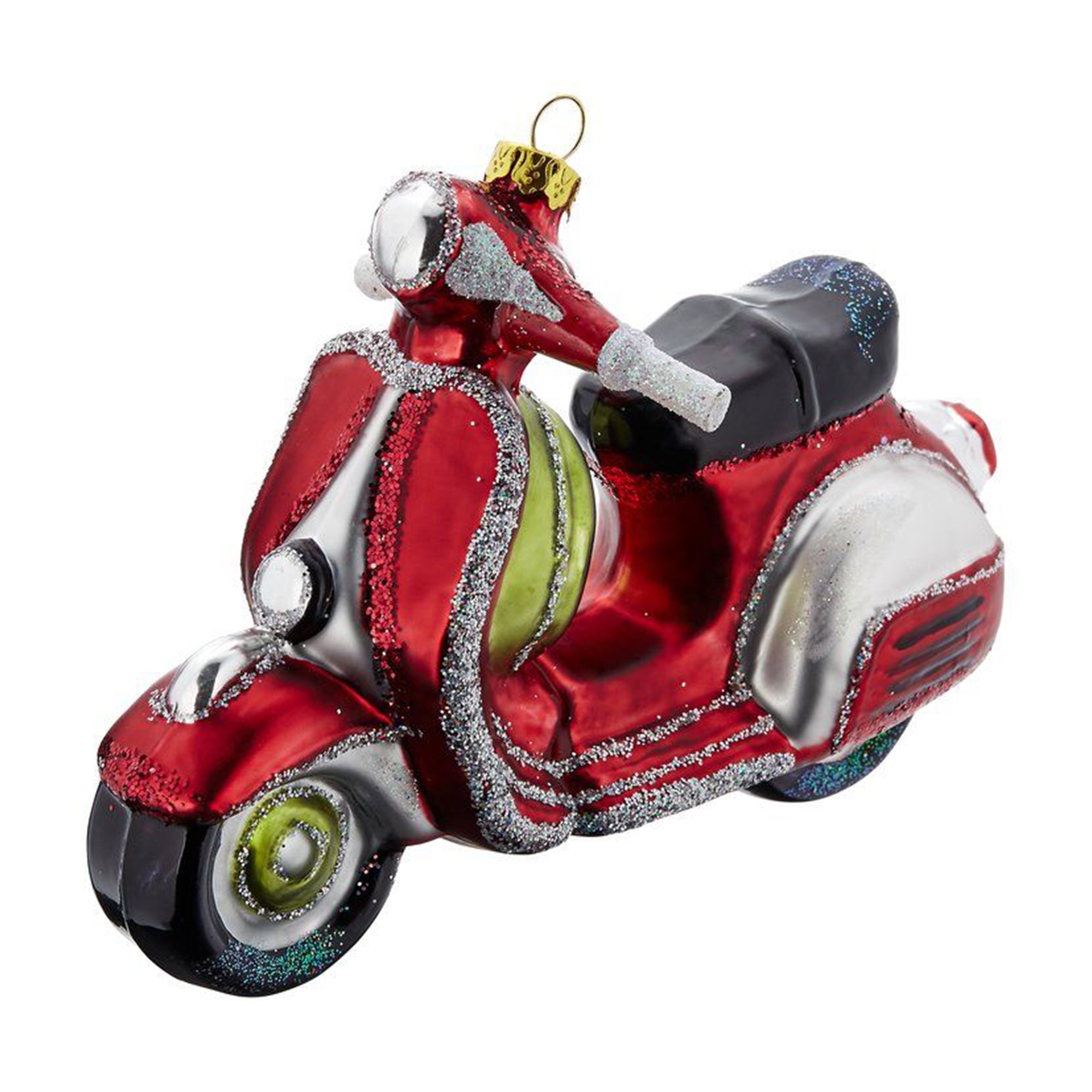 d804af2c98556a993a697baab94802775941e9a6 Weihnachtskugel "Motorroller"