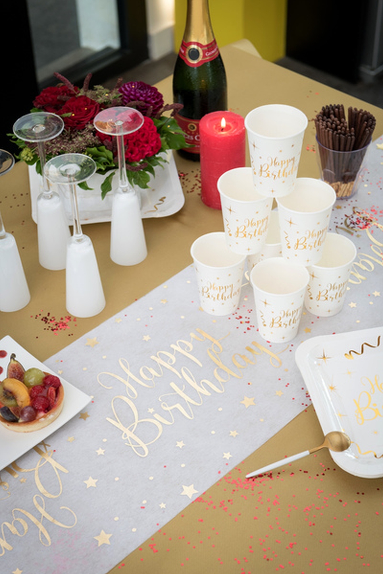 Happy Birthday - Tischläufer Happy Birthday - Tischläufer