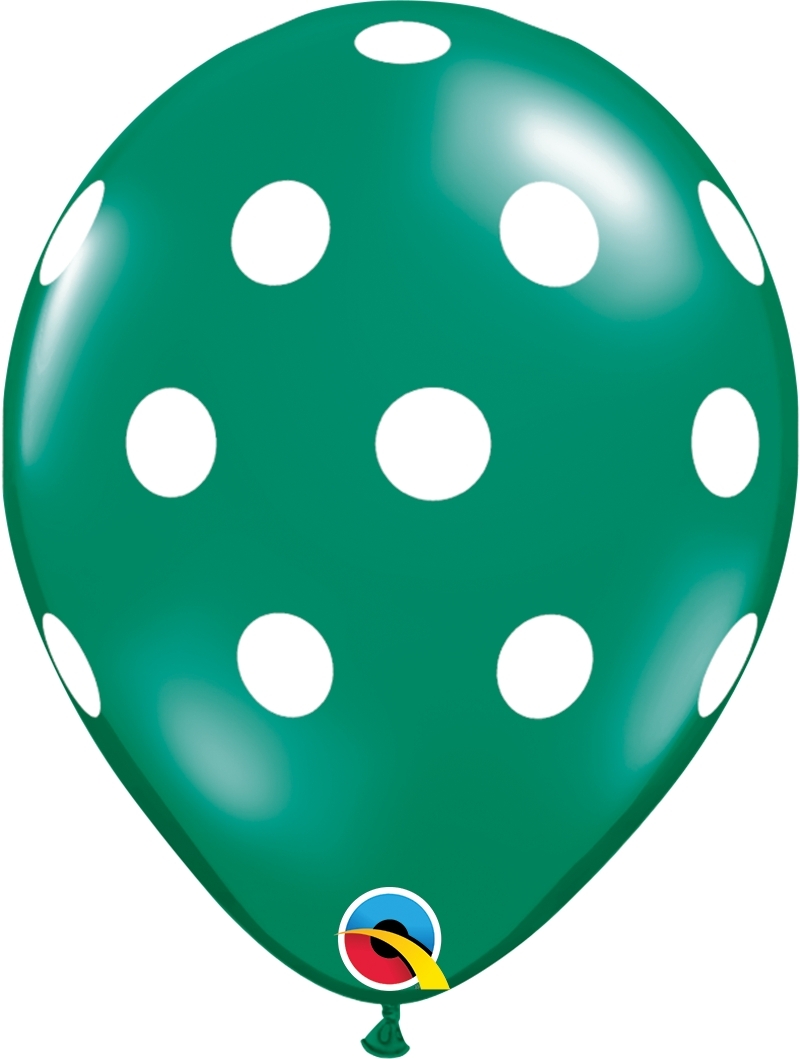 Qualatex Latexballon Big Polka Dots verschiedene Farben Ø 30cm Qualatex Latexballon Big Polka Dots verschiedene Farben Ø 30cm