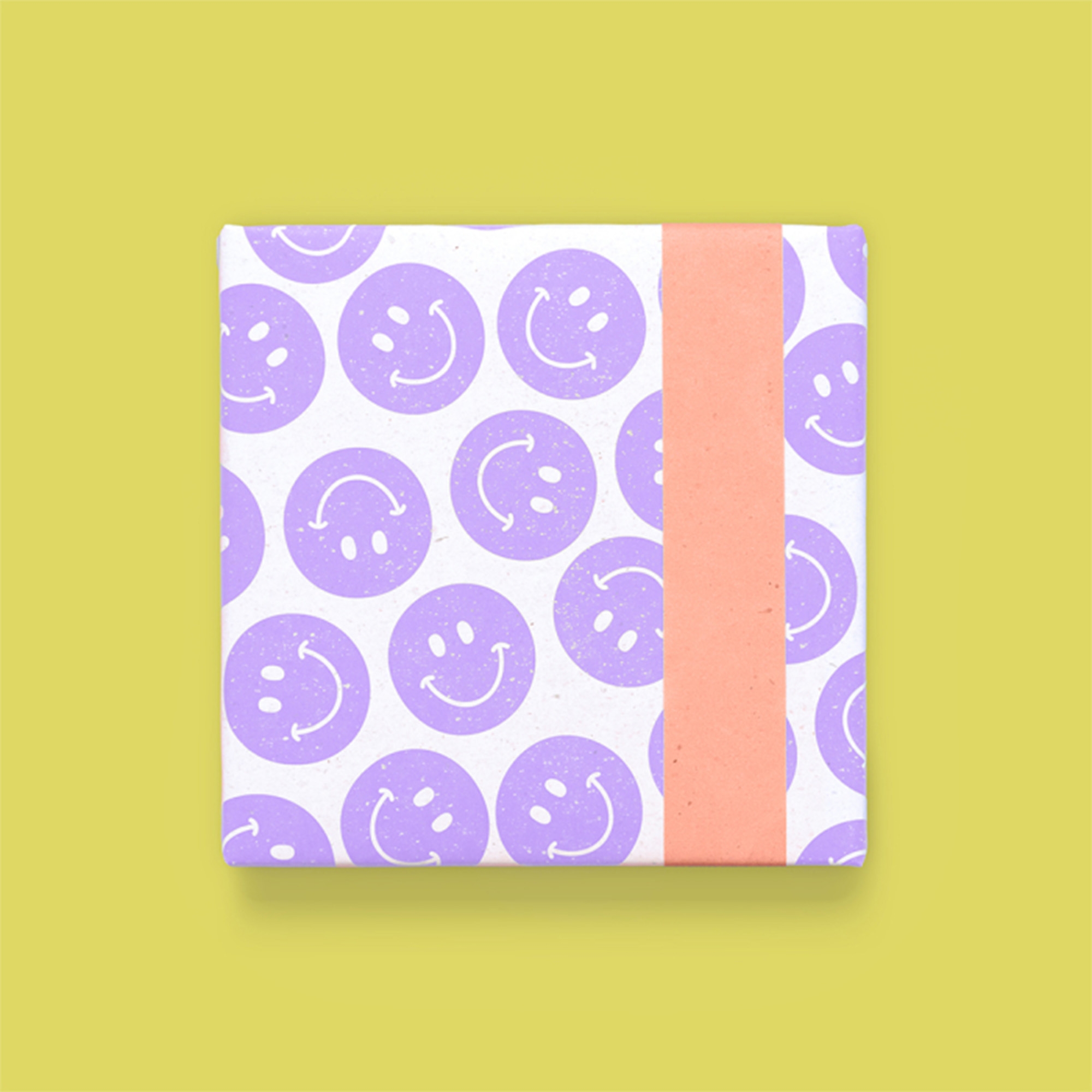 Geschenkpapier "Smileys" Lilac 3 m