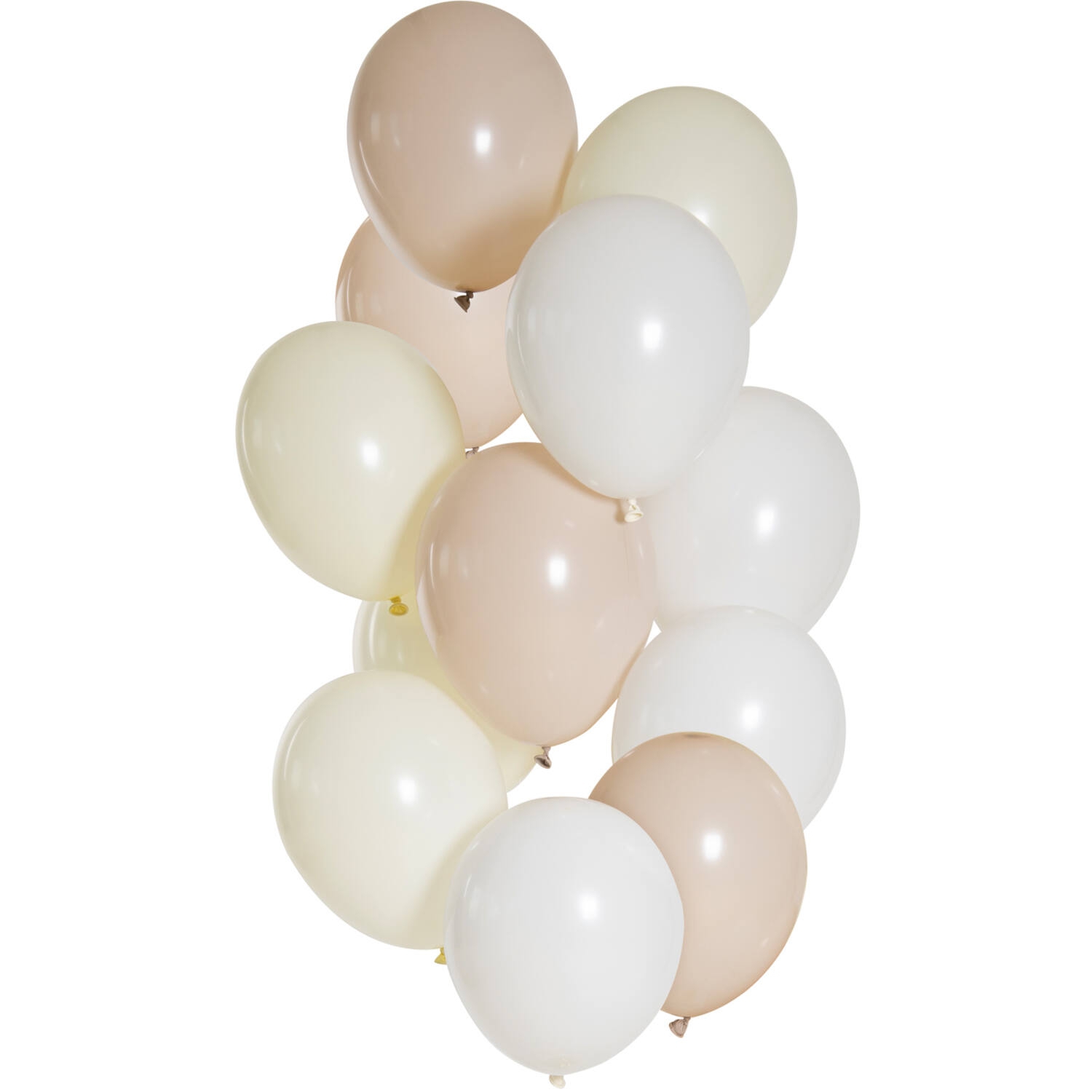 12 Latexballons im Set "Nearly Nude" Ø 33cm