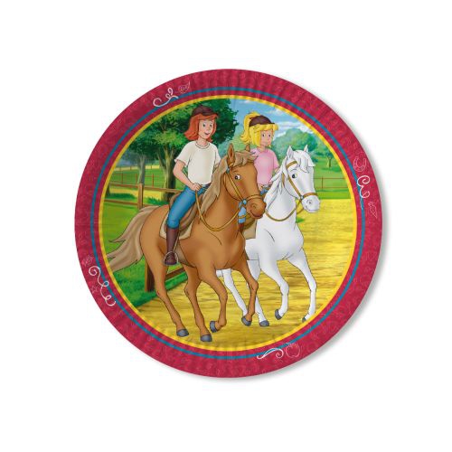 Bibi & Tina - 8 Pappteller Bibi & Tina - 8 Pappteller