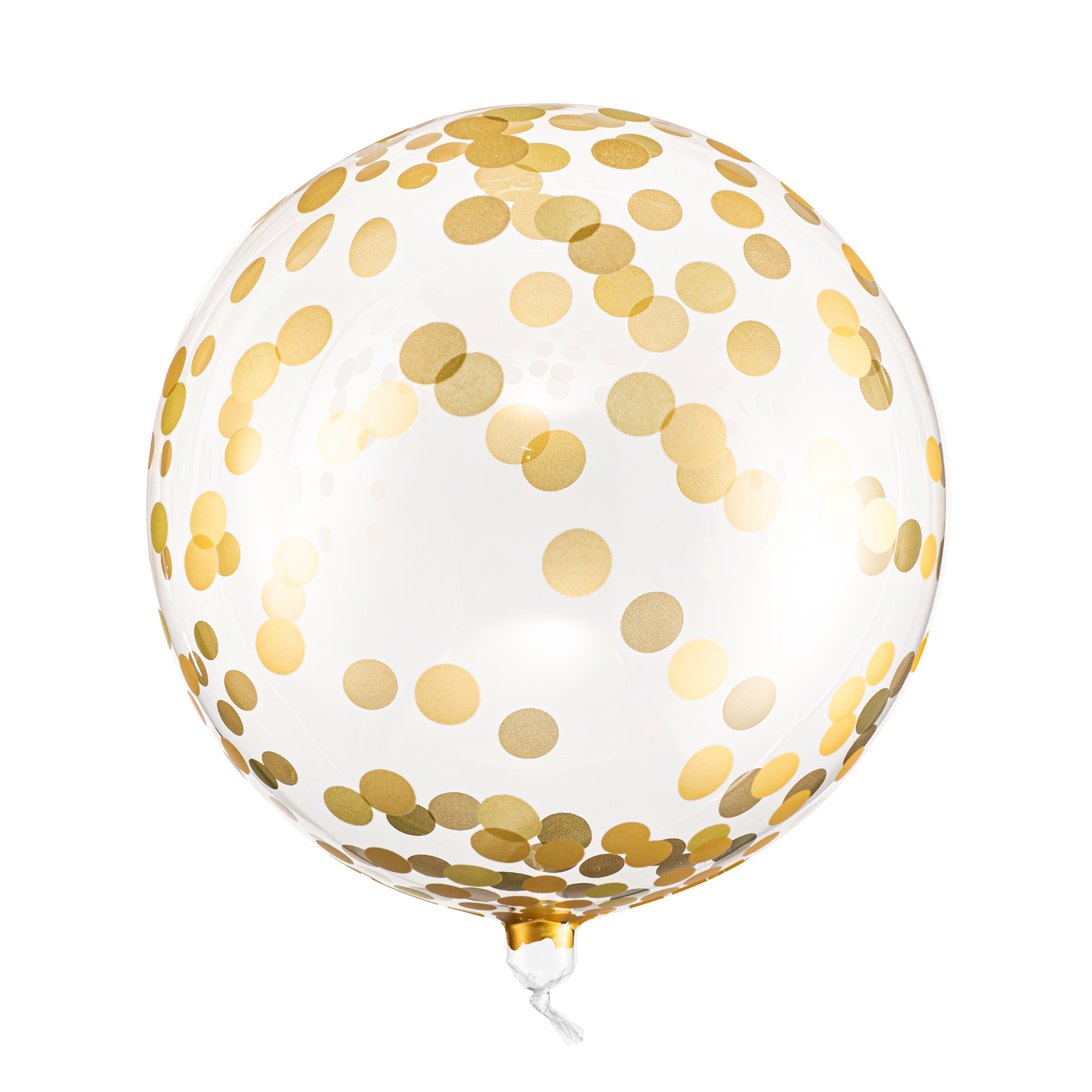 Orbz Ballon Gold gepunktet 40 cm Ballon, Teller