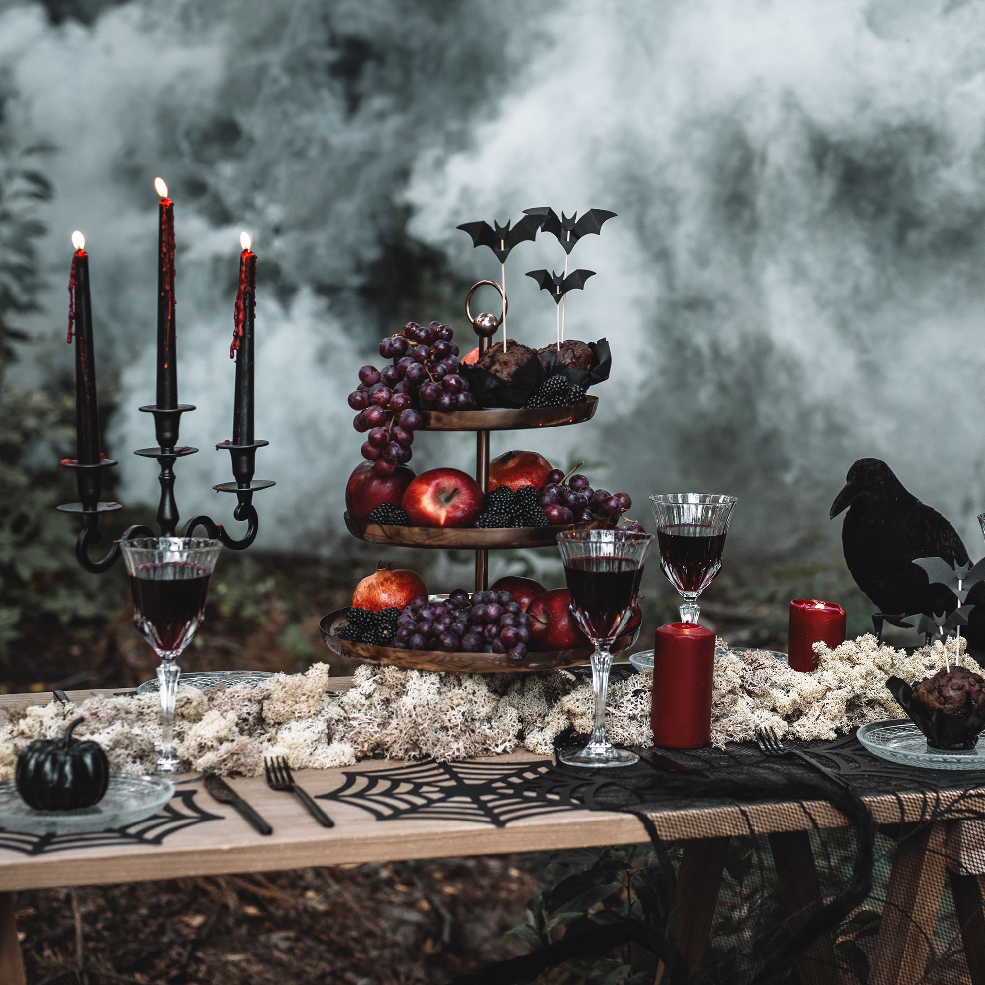 6 Cupcake Topper "Fledermäuse" 6 Cupcake Topper "Fledermäuse"