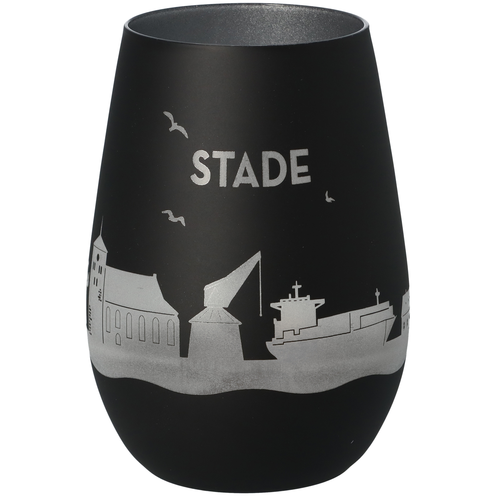 Windlicht Skyline Stade Schwarz/Silber Windlicht Skyline Stade Schwarz/Silber