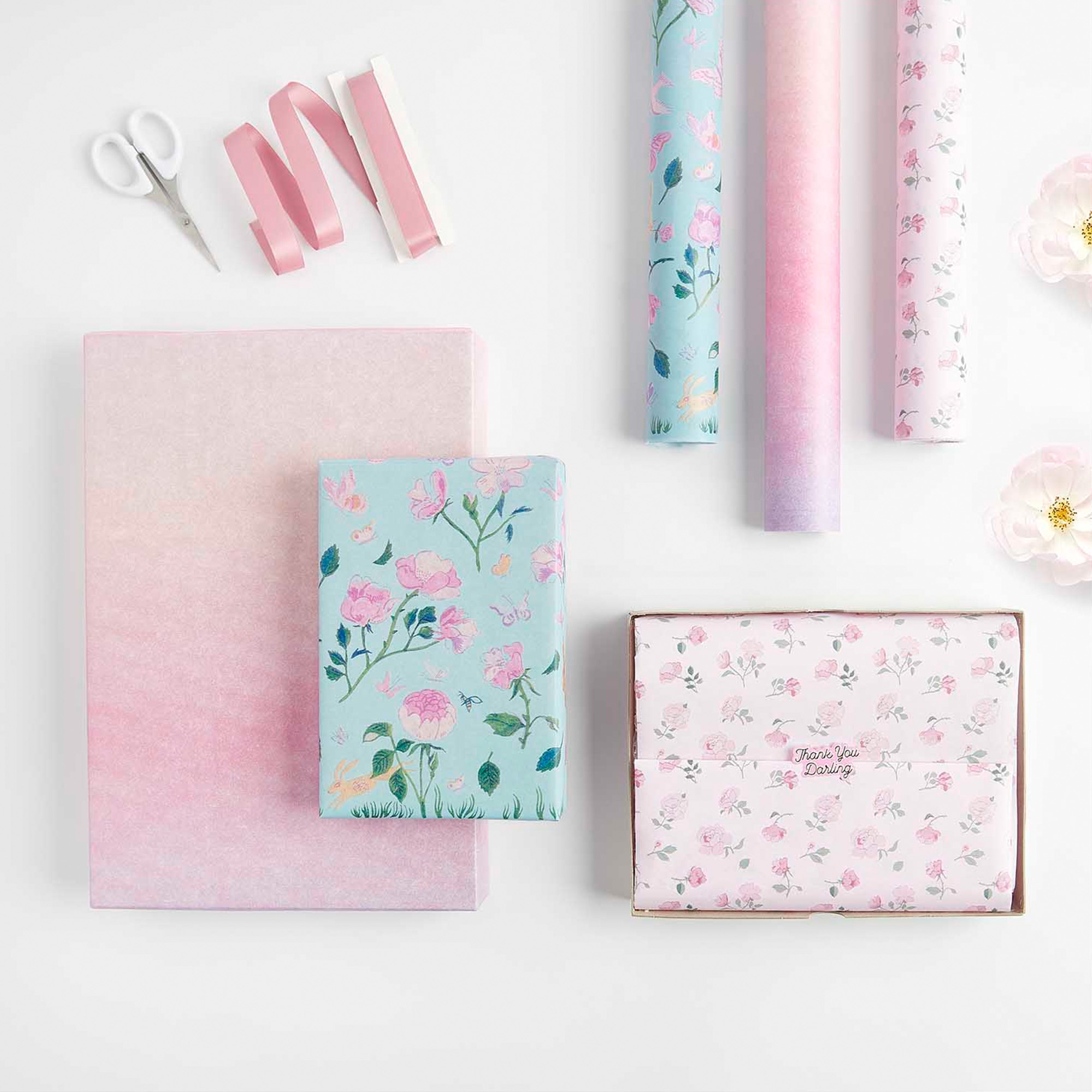 Seidenpapier auf Rolle "Frühlingswiese" 4m Seidenpapier auf Rolle "Frühlingswiese" 4m