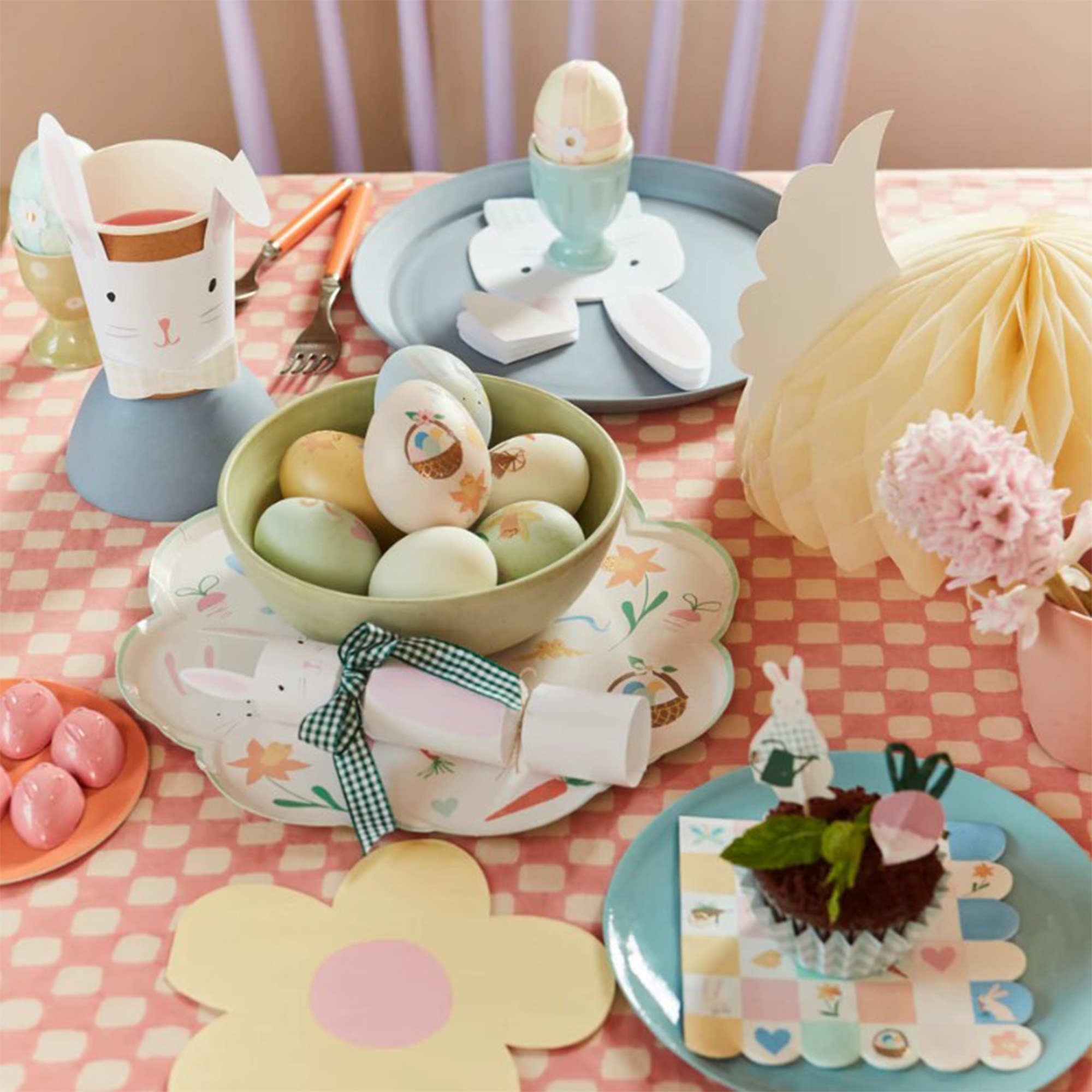 Meri Meri - 8 Pappbecher Osterhase Meri Meri - 8 Pappbecher Osterhase
