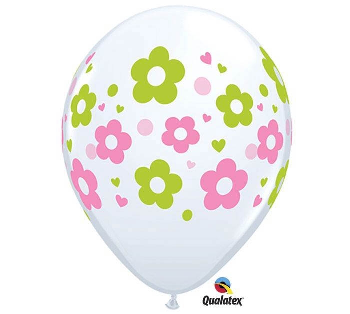 Qualatex Latexballon Blumen Ø 30cm Qualatex Latexballon Blumen Ø 30cm