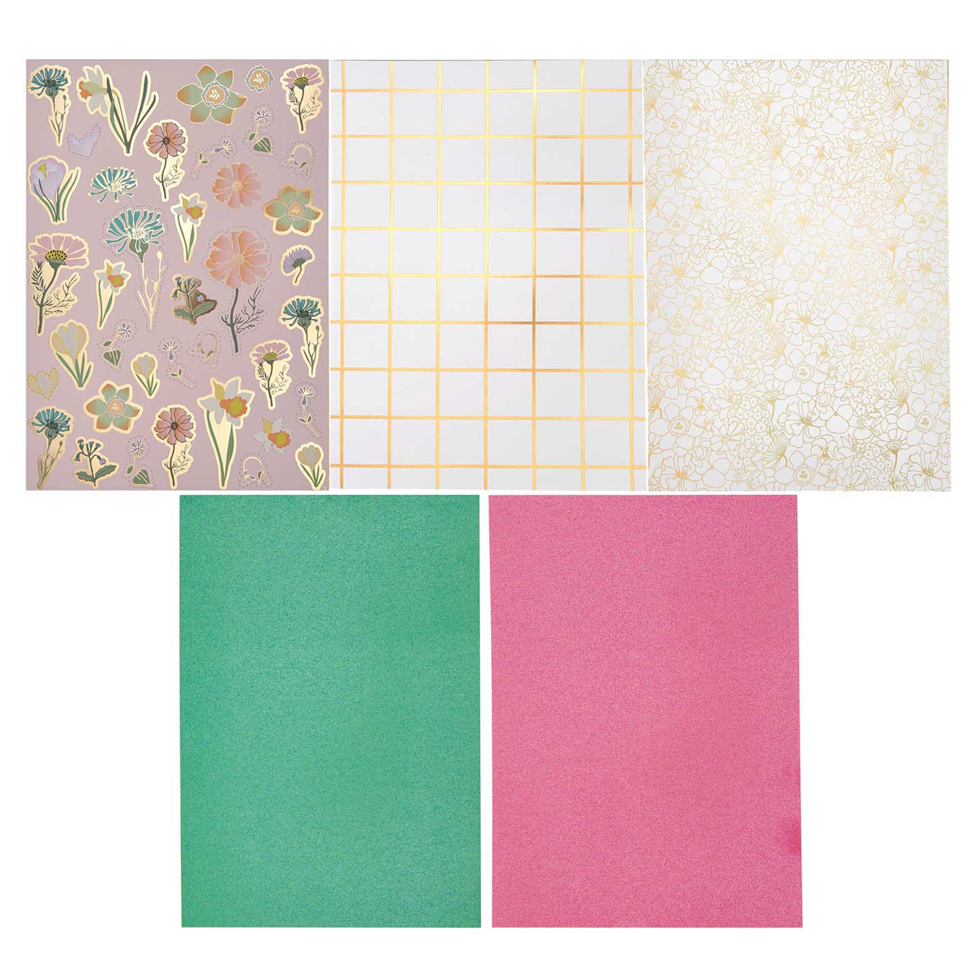 Motivpapierblock "Futschikato" Flower Power, 24 Blatt Motivpapierblock "Futschikato" Flower Power, 24 Blatt