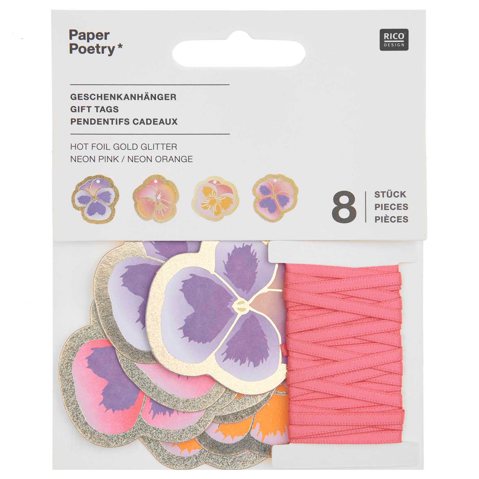 Geschenkanhänger "Futschikato" Stiefmütterchen Geschenkanhänger "Futschikato" Stiefmütterchen