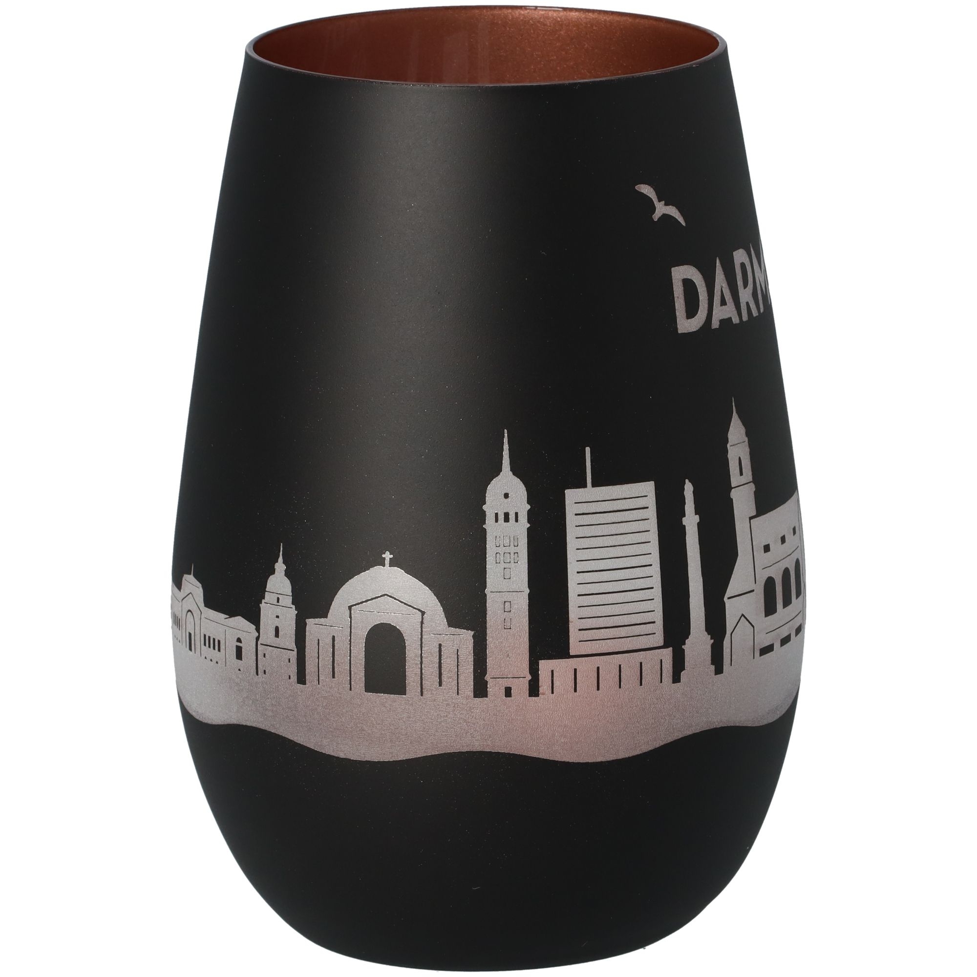 Windlicht Skyline Darmstadt Schwarz/Bronze Windlicht Skyline Darmstadt Schwarz/Bronze