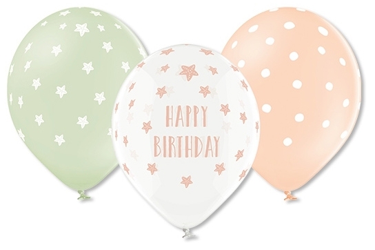 12 Latexballons zum Geburtstag "Meerjungfrau"