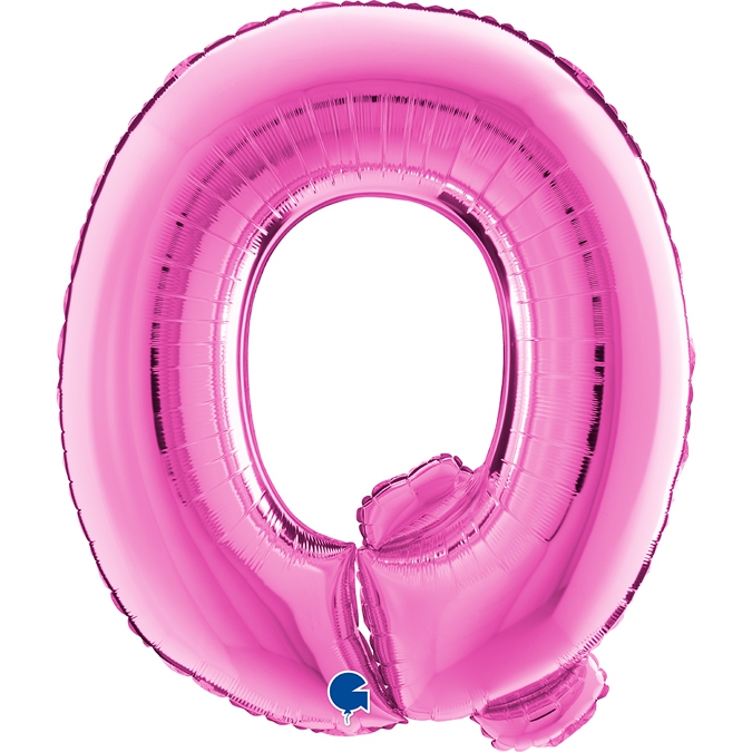 Folienballon Buchstabe Q Pink 100cm