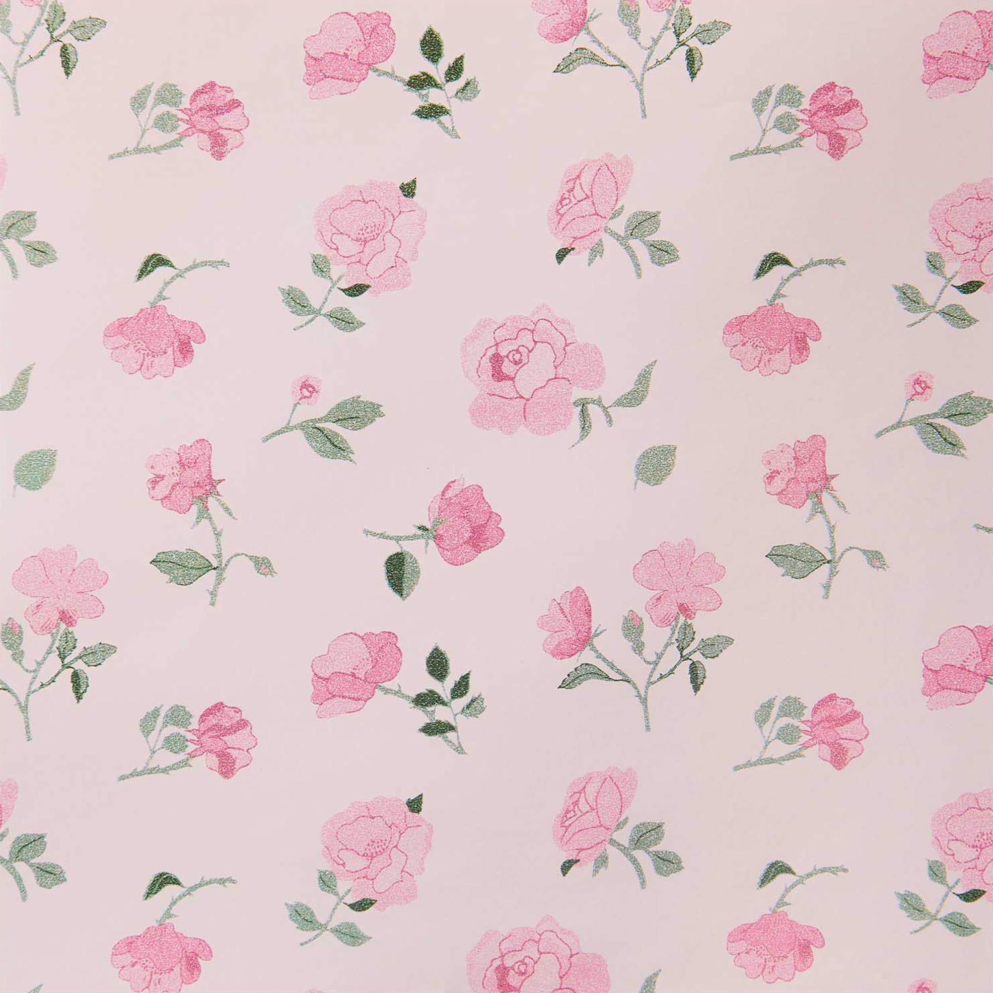 Geschenkpapier auf Rolle, Rosen 2m Geschenkpapier auf Rolle, Rosen 2m