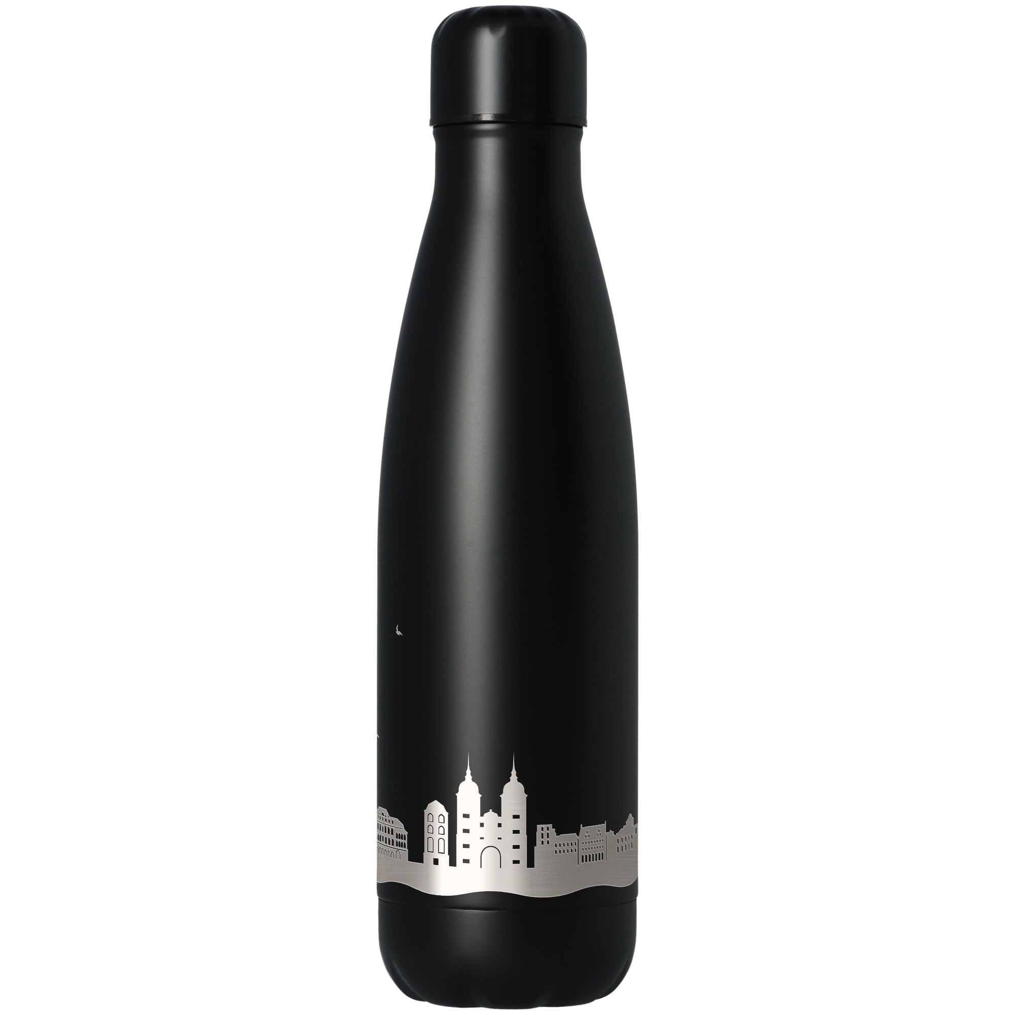 89d85970d9aff7cdbd85da7f16eda7a3c01ef4ad Trinkflasche Skyline Heidelberg Schwarz 500ml