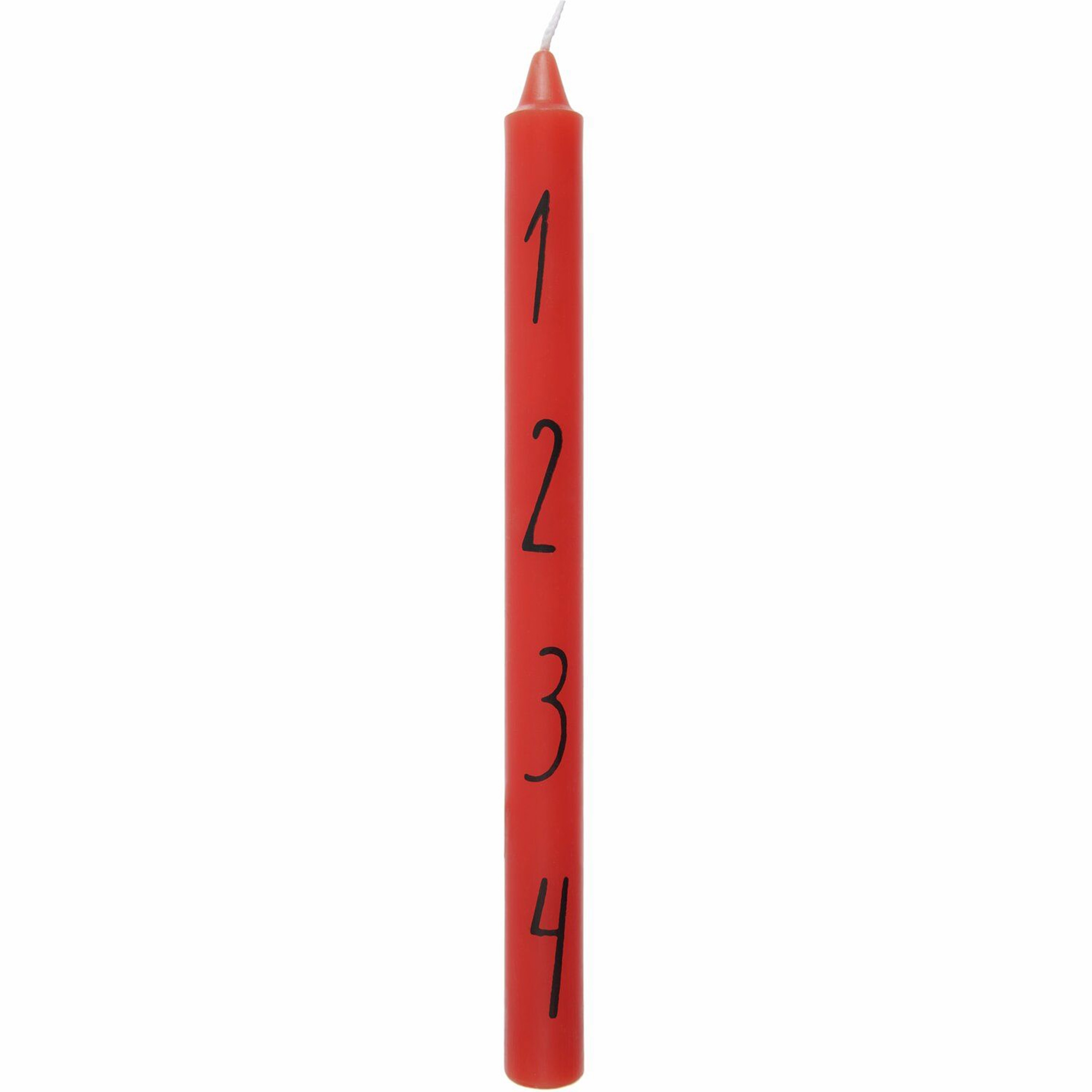 Adventskerze 1-4 Rot, 28 cm Dynamit, Waffe