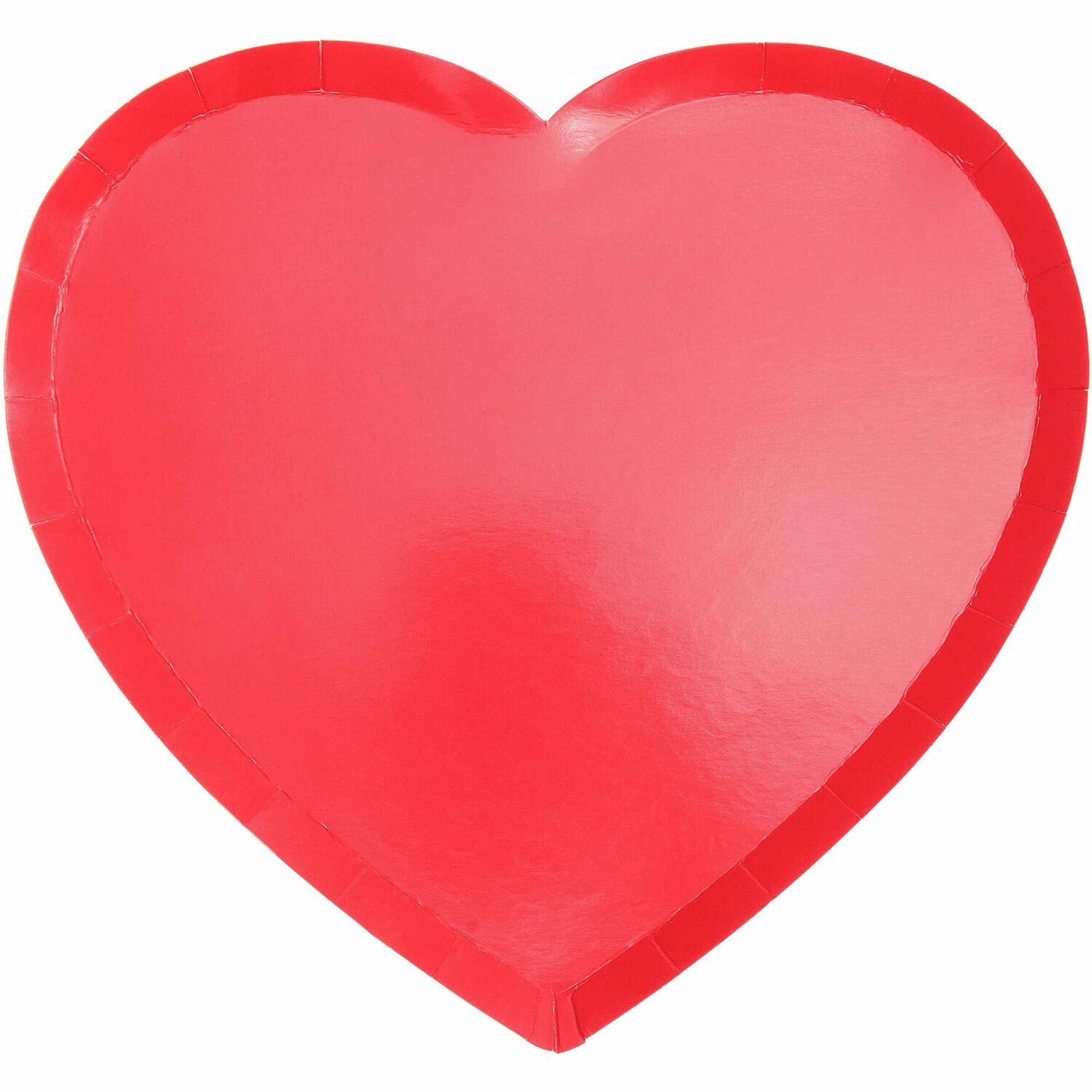 8 Pappteller "Herz" Herz