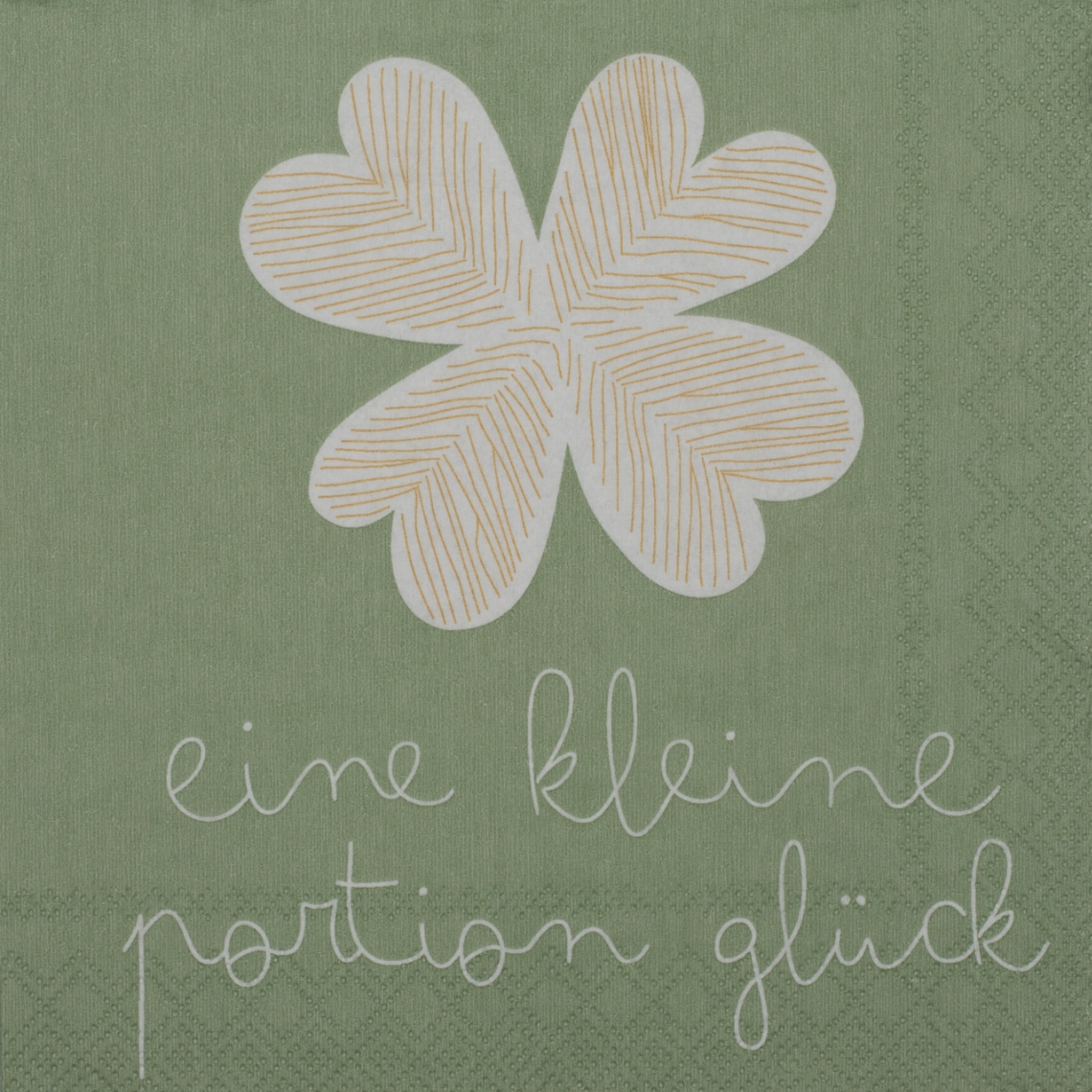 Räder Design - 20 Cocktailservietten "Eine kleine Portion Glück" Räder Design - 20 Cocktailservietten "Eine kleine Portion Glück"