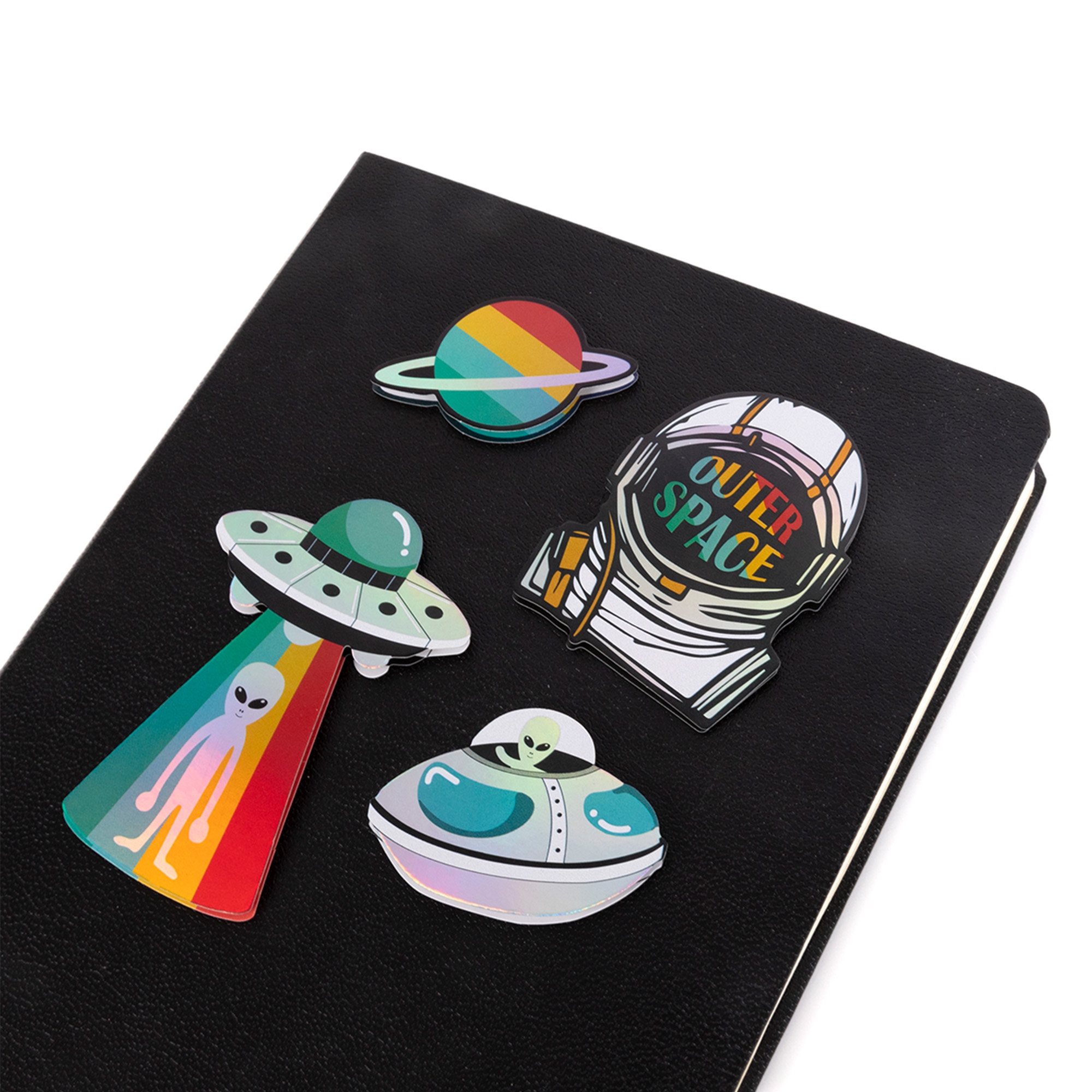 9er Set Galaxy Sticker Holographie