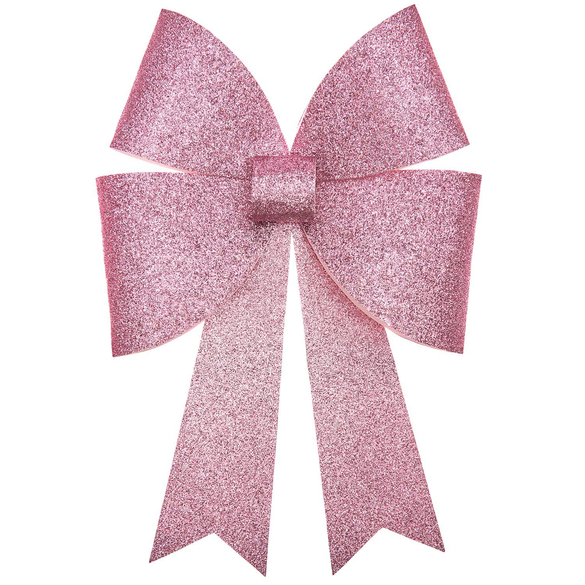 56152b75b3510bc3e77a19f9c084dd6e8376bc75 Bastelset XL-Weihnachtsschleife, Glitzer Rosa
