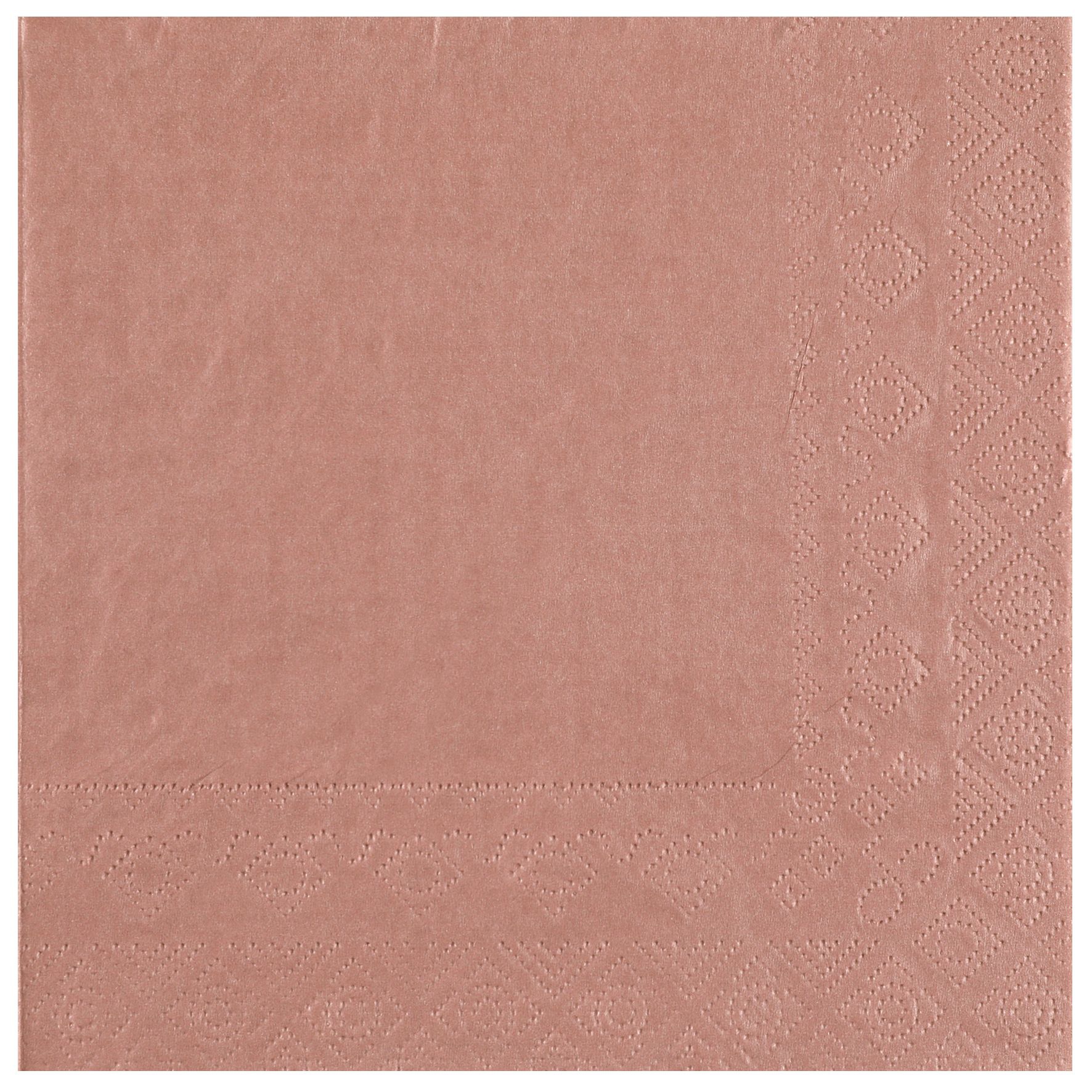 25 Servietten - Rosegold