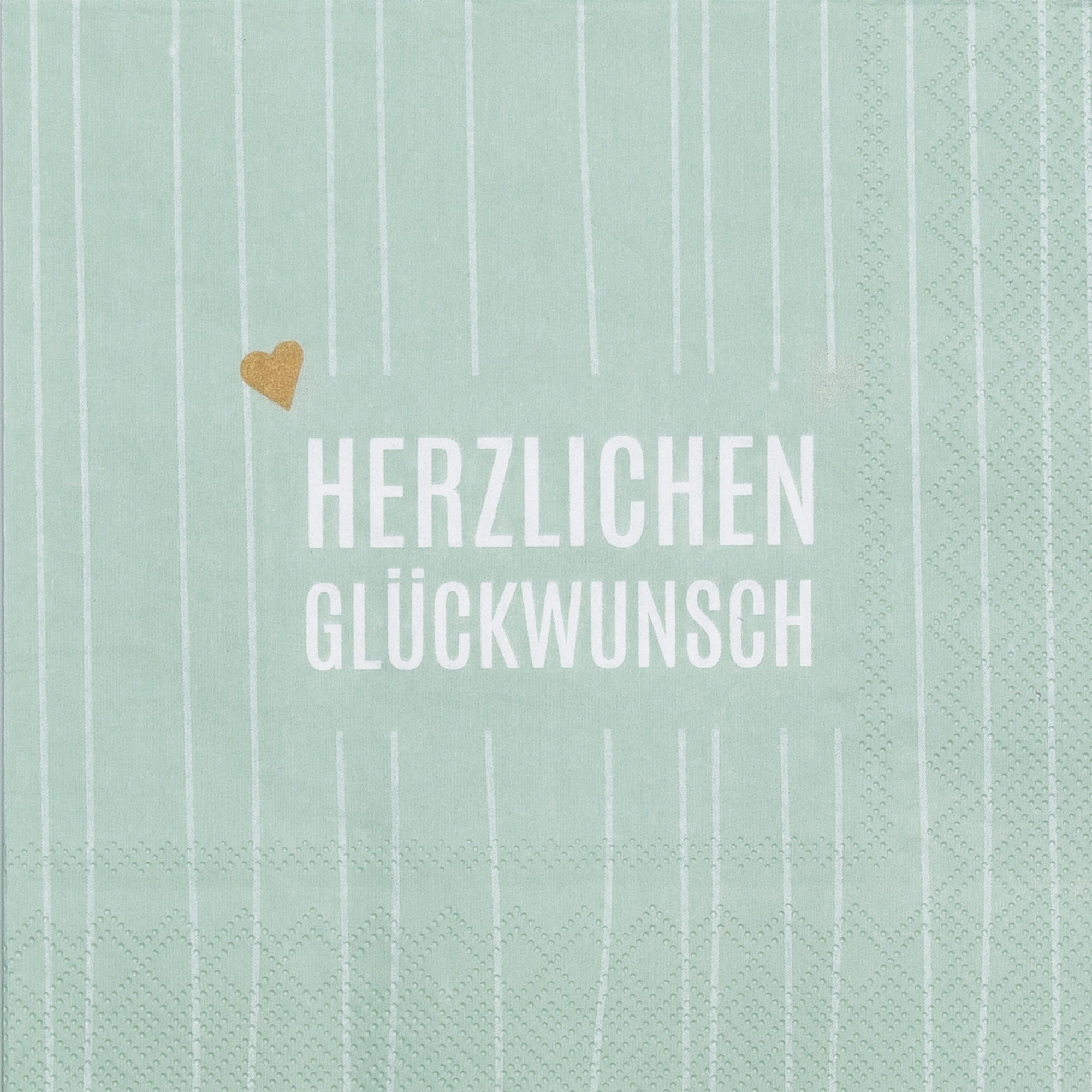 Räder Design - 20 Servietten "Herzlichen Glückwunsch"