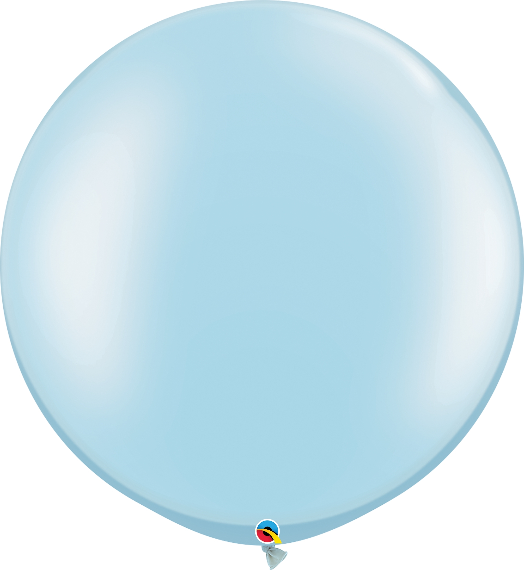 Qualatex Latexballon Gigant Pearl Light Blue Ø 75cm