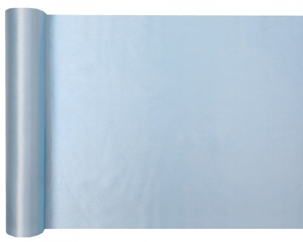 Tischläufer Hellblau Schimmer, 5 m Tischläufer Hellblau Schimmer, 5 m