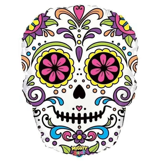 Folienballon "Sugar Skull" Halloween 69cm