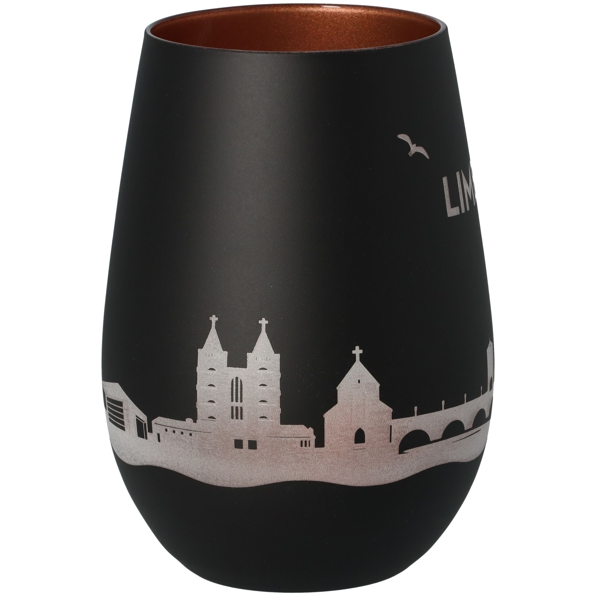 Windlicht Skyline Limburg Schwarz/Bronze Töpferei, Krug, Vase