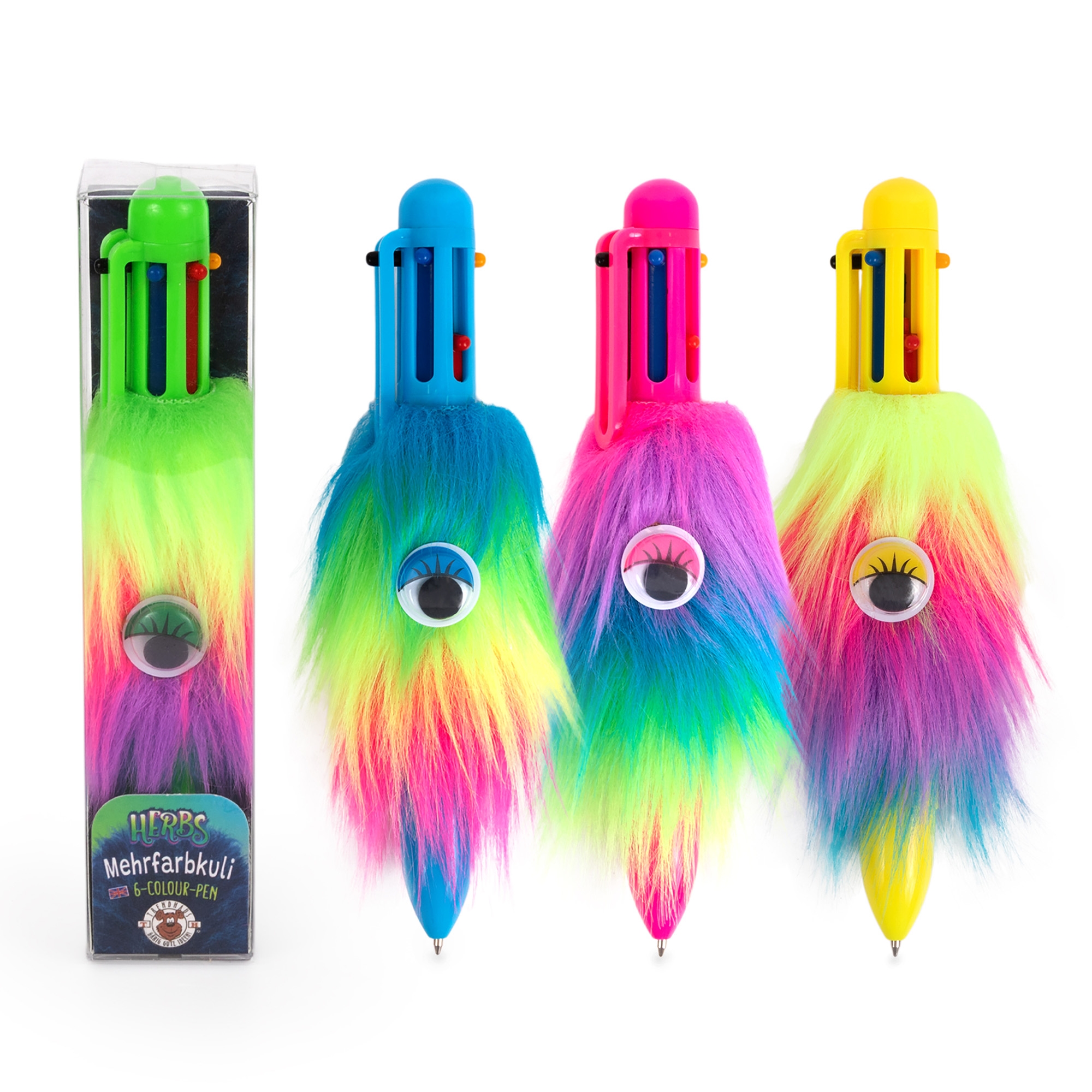 Mehrfarbkuli 6-farbig "Herbs" Flasche, Spielzeug