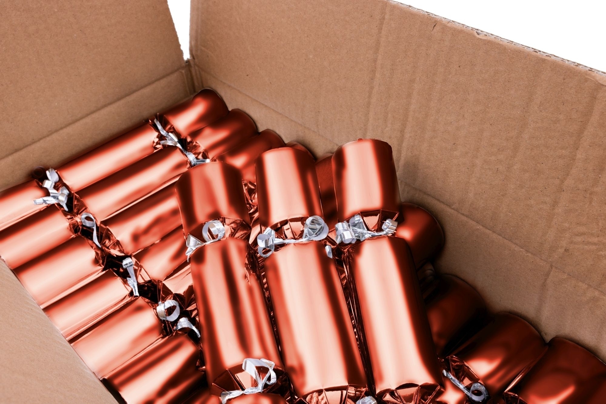 Knallbonbon 20cm Uni 50 Stück rot Knallbonbon 20cm Uni 50 Stück rot