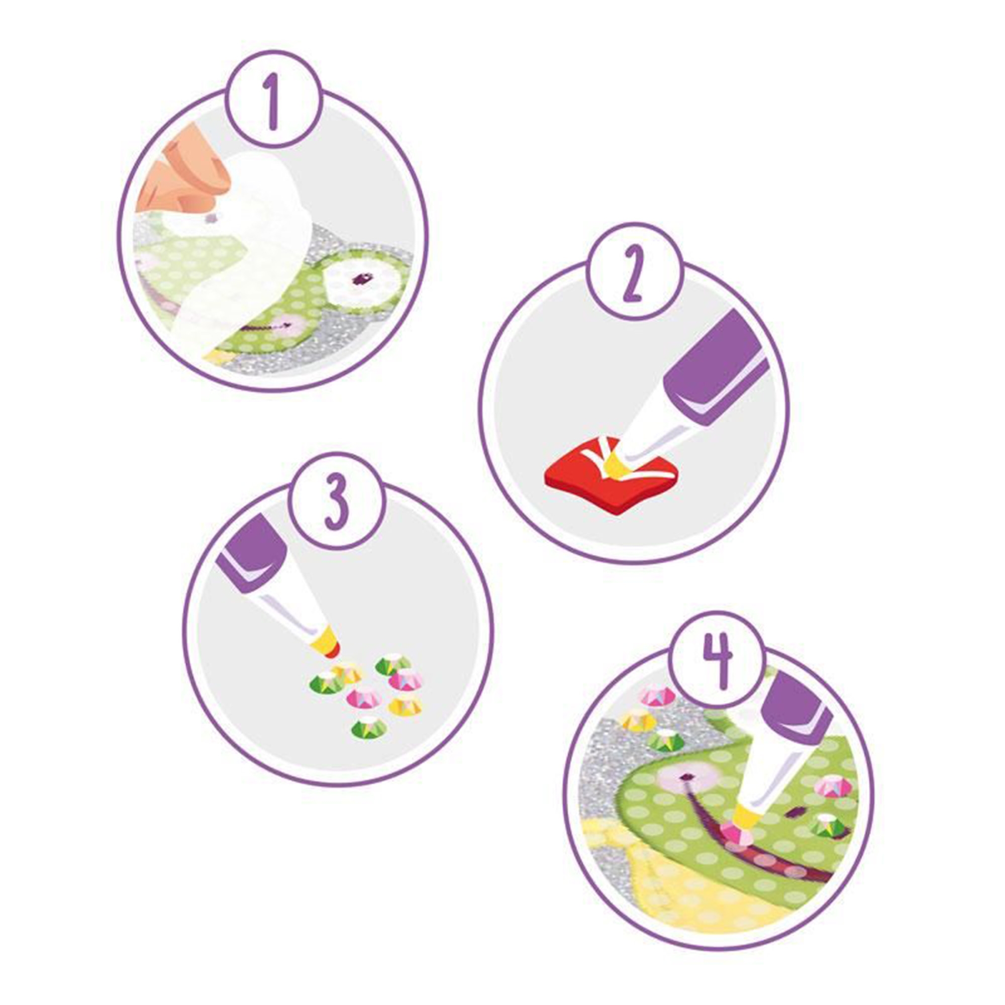 Diamond-Painting Sticker Set