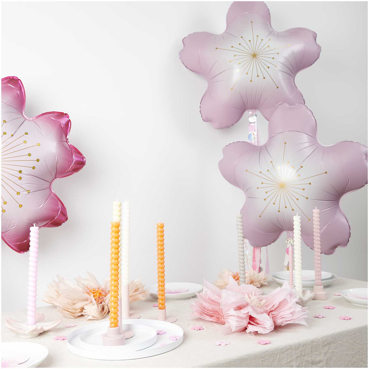 Folienballon "Kirschblüte" Rosa 80cm Folienballon "Kirschblüte" Rosa 80cm