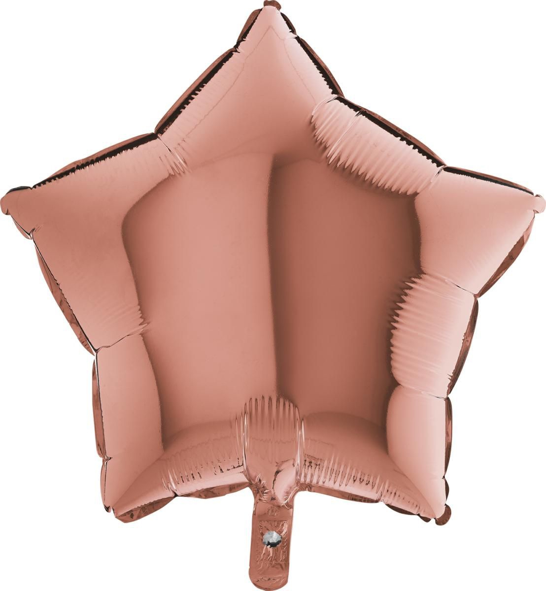 Folienballon Stern Rose Gold 45cm Rettungsweste, Weste, Kissen, Mobiliar, Stuhl