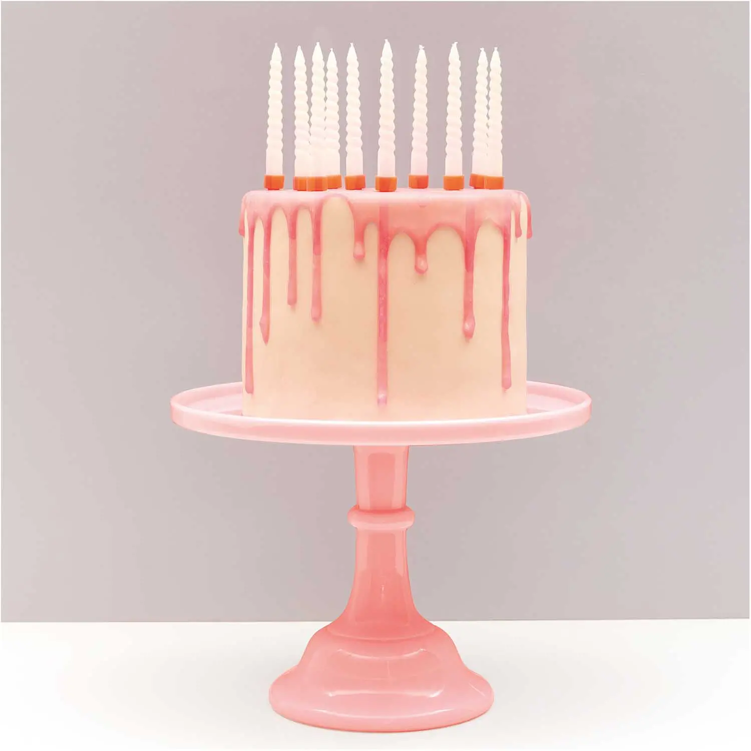 10 Spiralkerzen für den Kuchen - Eierschale je Ø 1,2cm