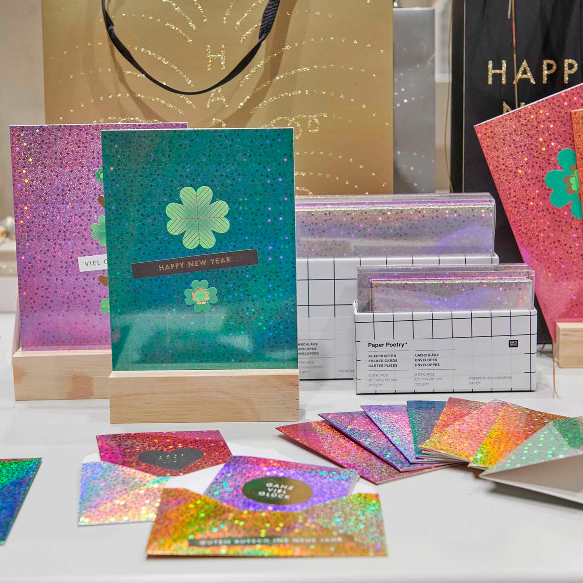 Kartenset "Sterne Holo/Rainbow" DIN A7 Kartenset "Sterne Holo/Rainbow" DIN A7