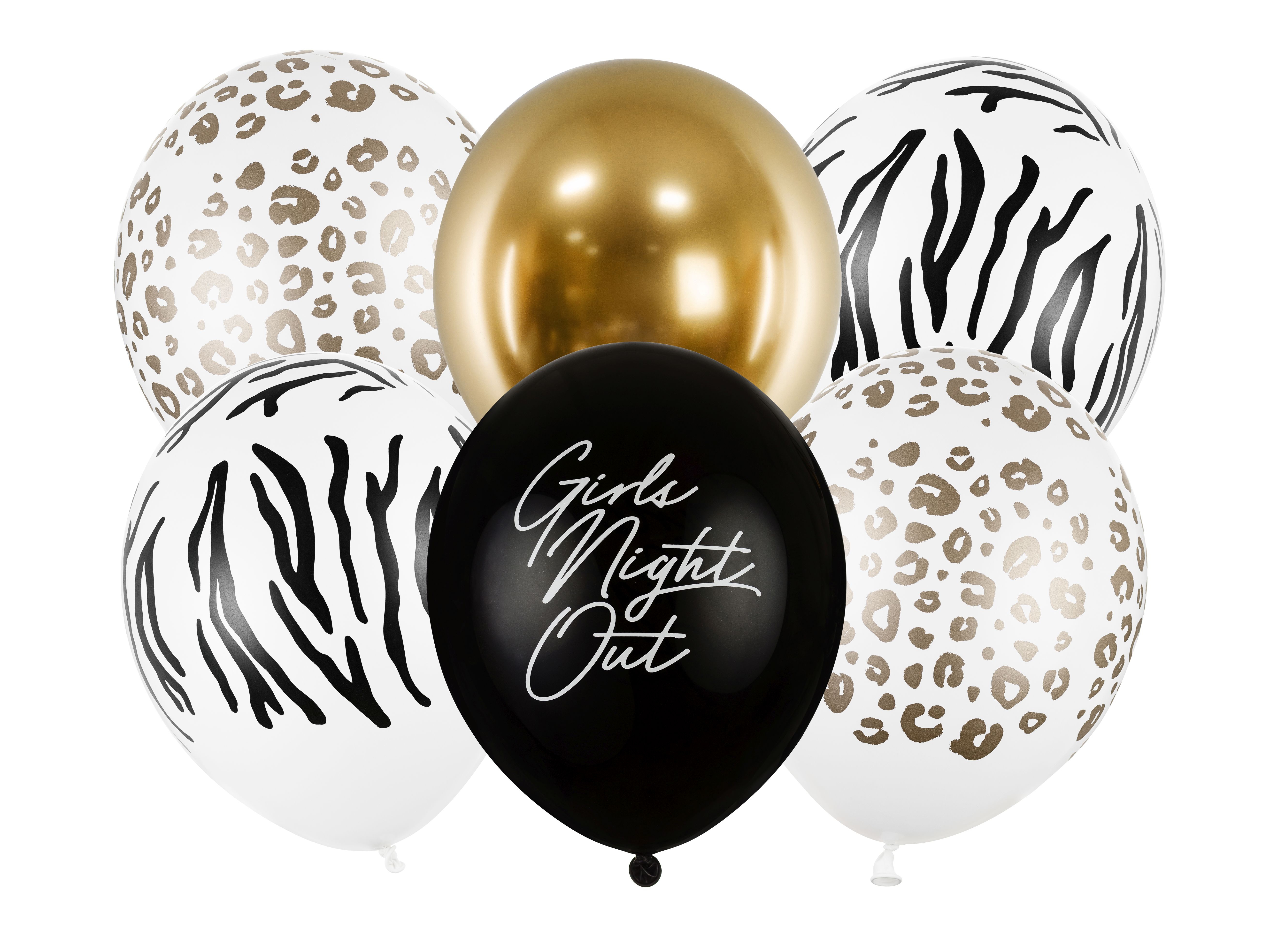 6 Latexballons im Set "Girls night out" Ballon, Teller
