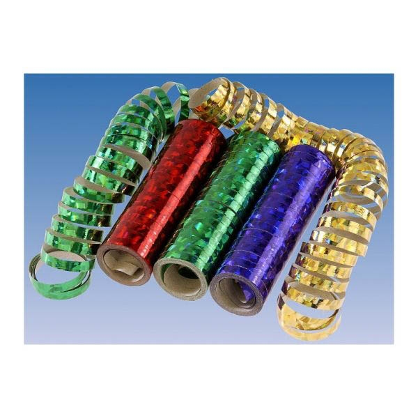 Multicolor - 3 Holo Luftschlangen Multicolor - 3 Holo Luftschlangen