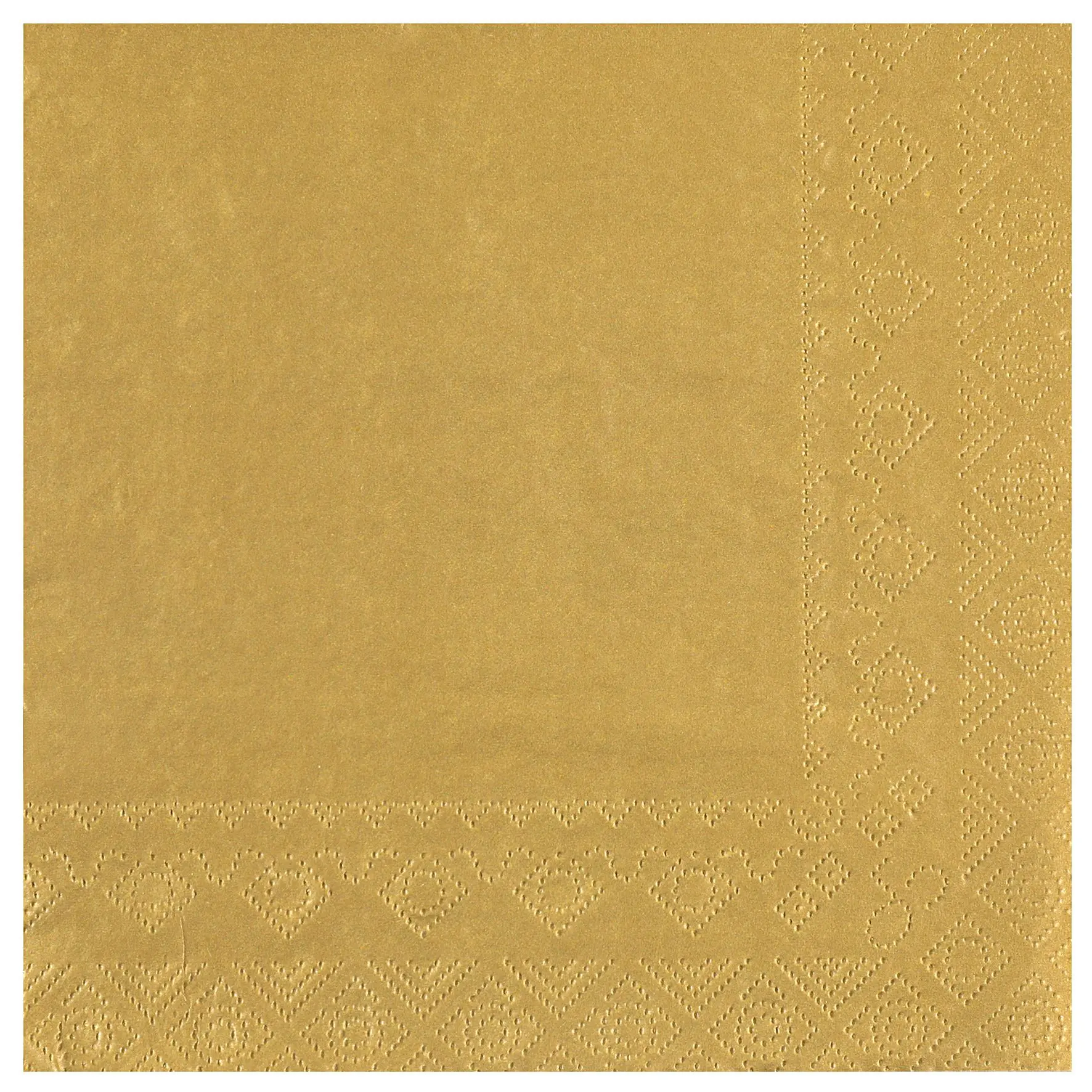 25 Servietten - Gold