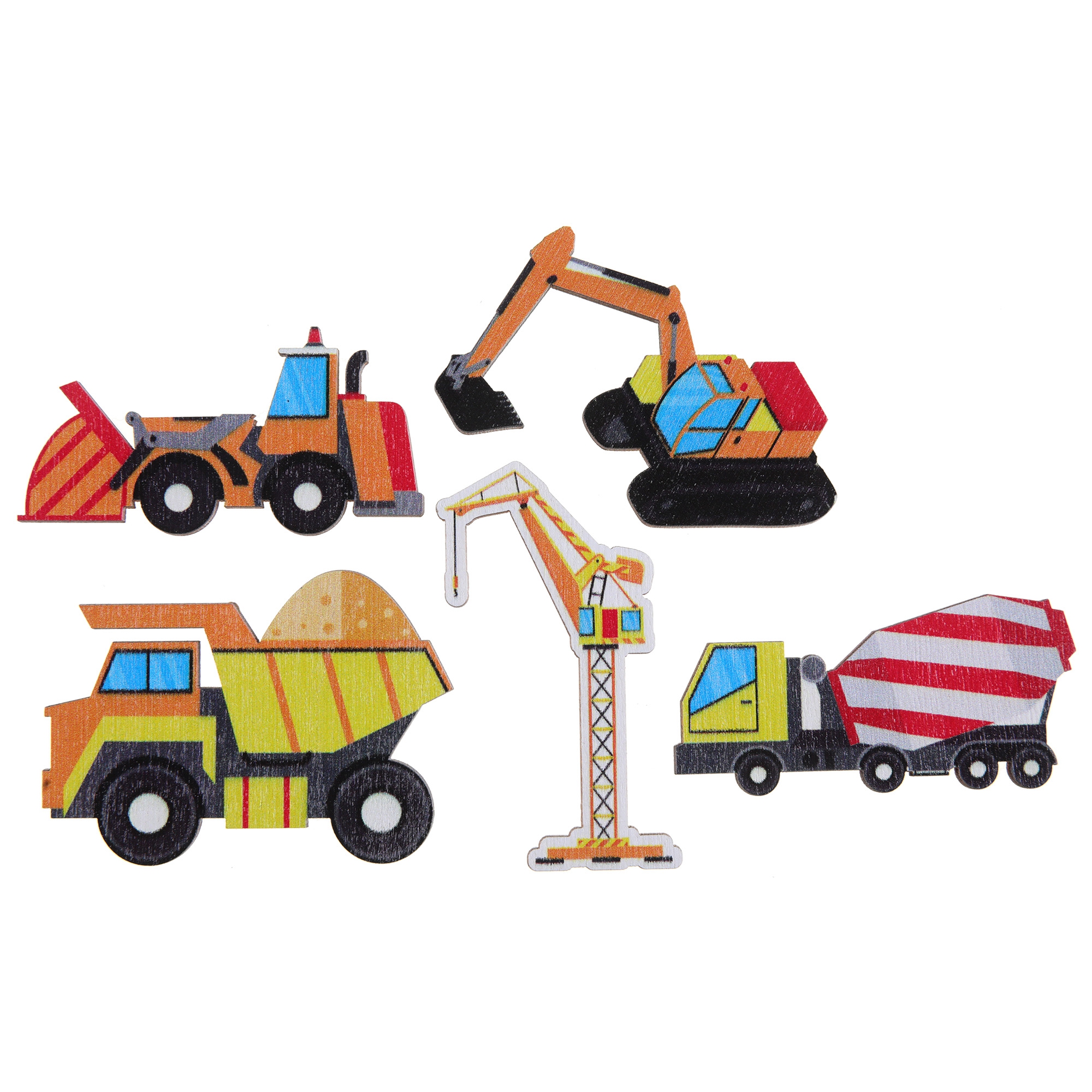 Streudeko "Baustelle" 10 Stück