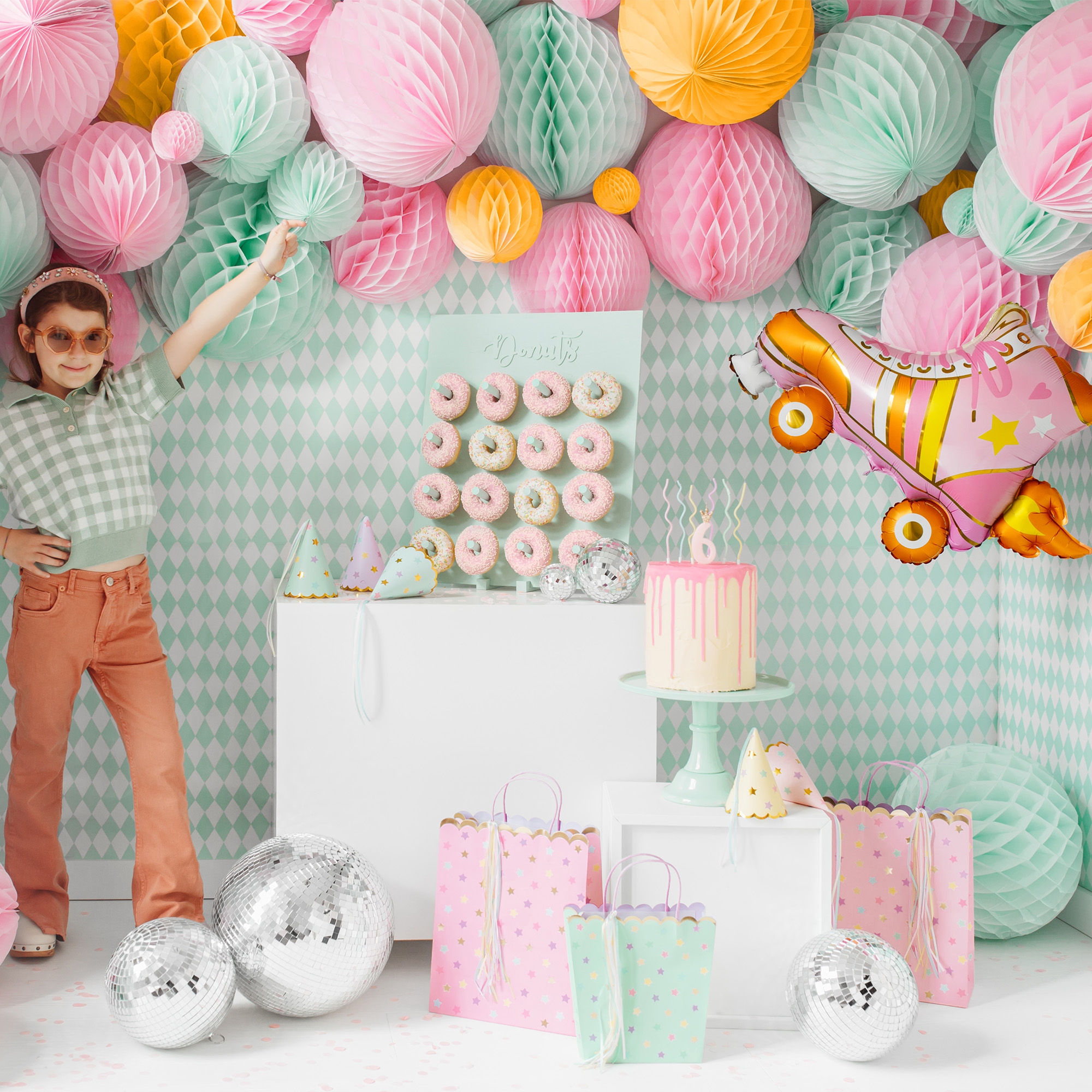 Wabenball Mint, S - 10 cm Ø Wabenball Mint, S - 10 cm Ø