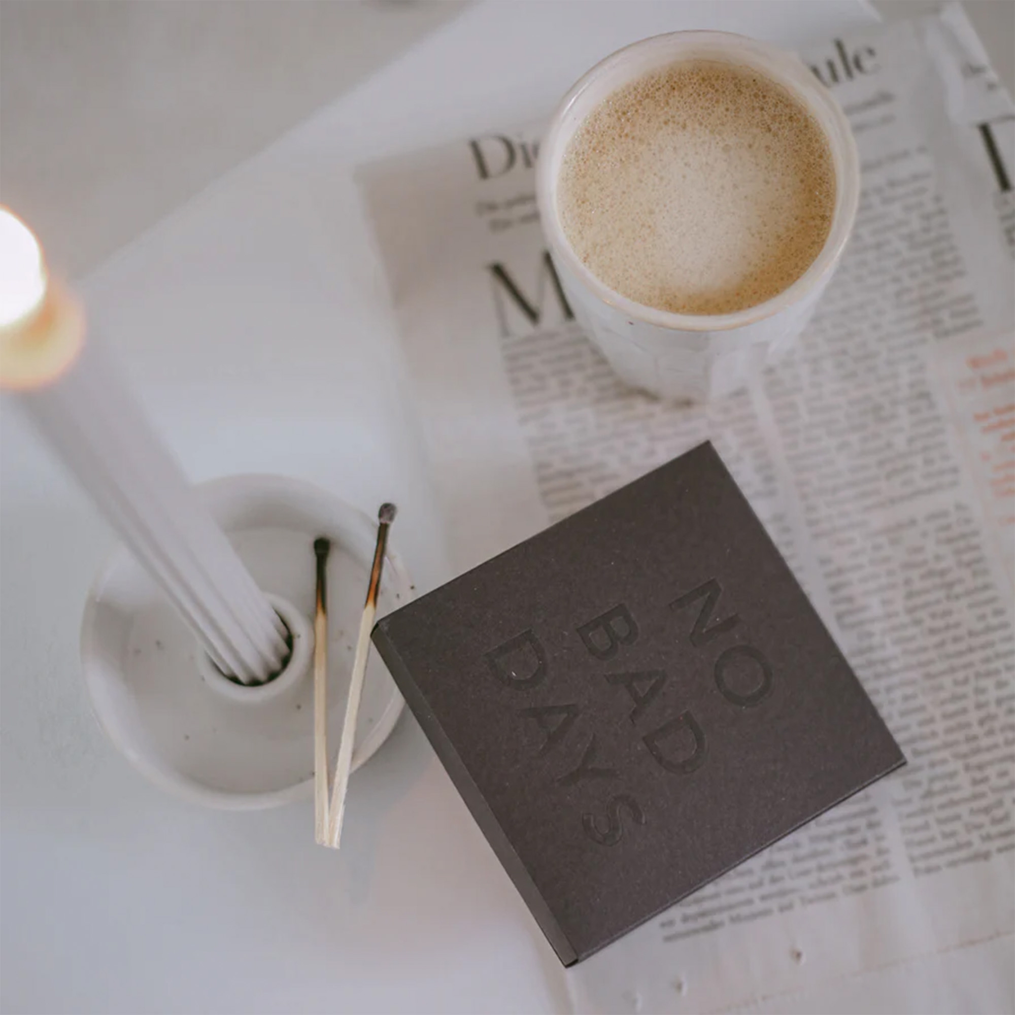 Eulenschnitt - Streichhölzer "No bay days" Eulenschnitt - Streichhölzer "No bay days"