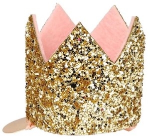 Meri Meri - Haarspange "Glitzerkrone", Gold/Rosa Meri Meri - Haarspange "Glitzerkrone", Gold/Rosa