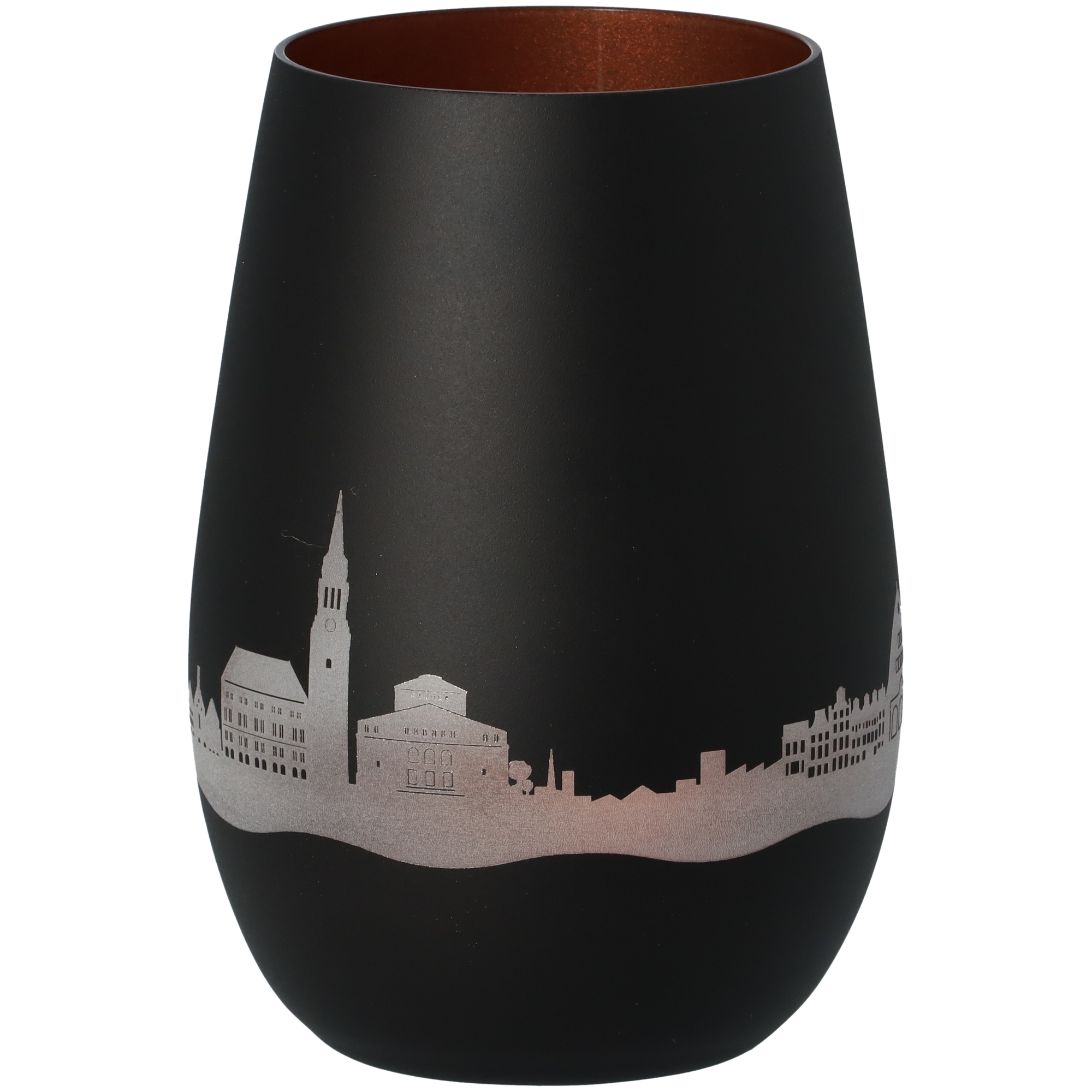 Windlicht Skyline Kiel Schwarz/Bronze Windlicht Skyline Kiel Schwarz/Bronze