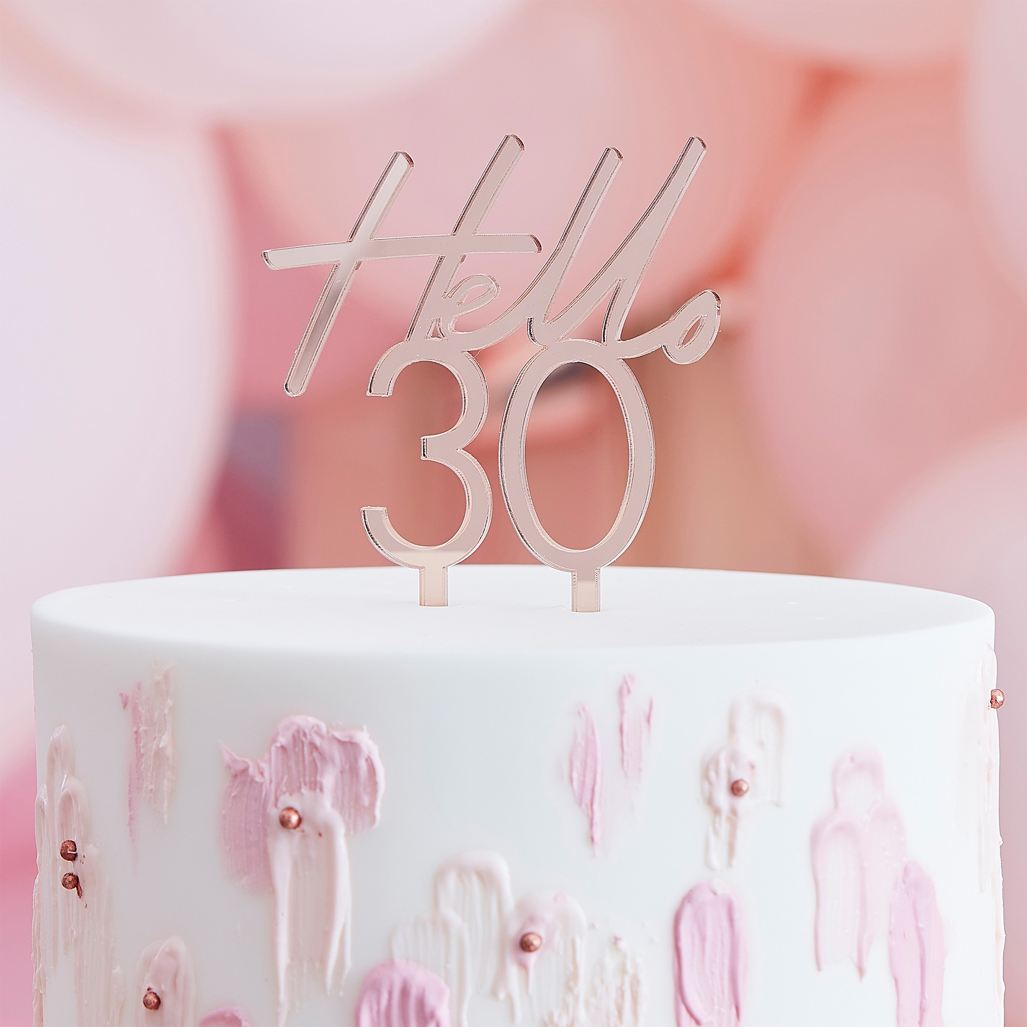 Cake Topper "Hello 30"