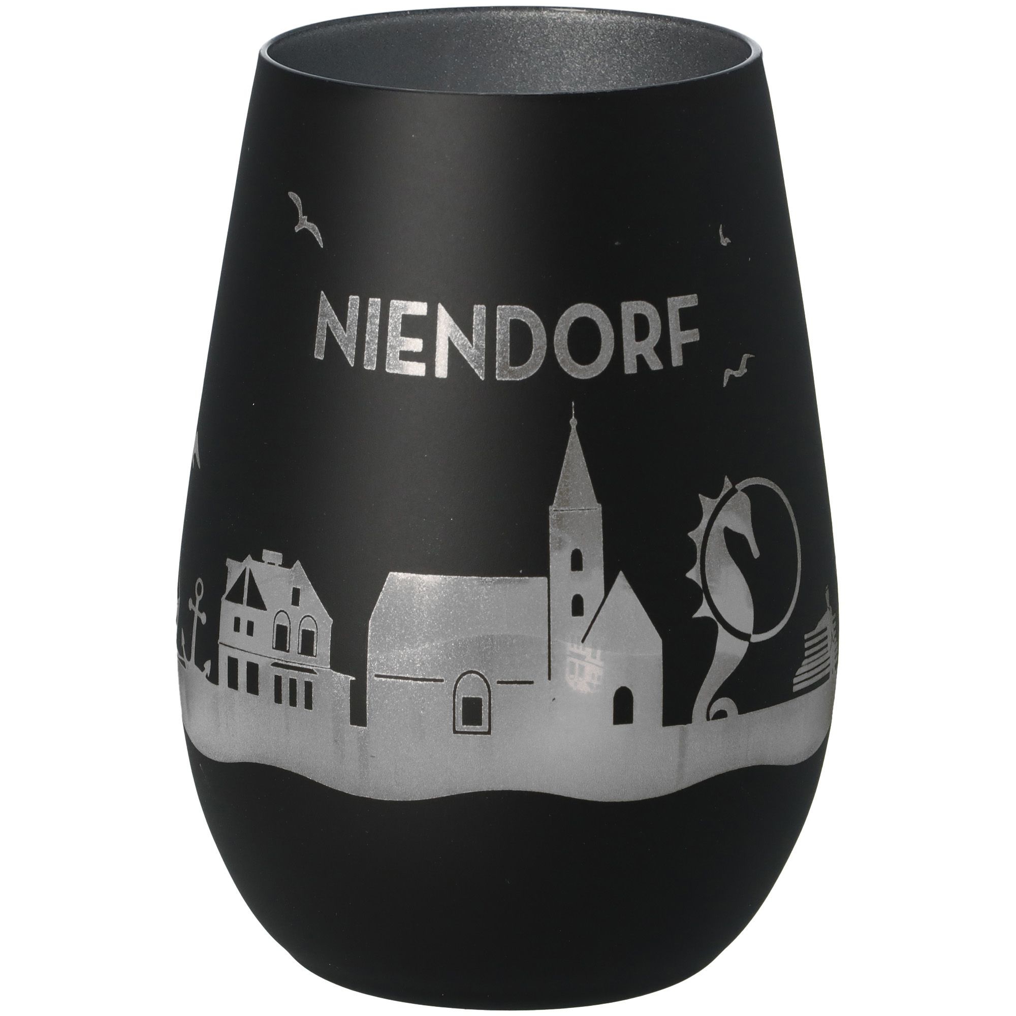 Windlicht Skyline Niendorf Schwarz/Silber Windlicht Skyline Niendorf Schwarz/Silber