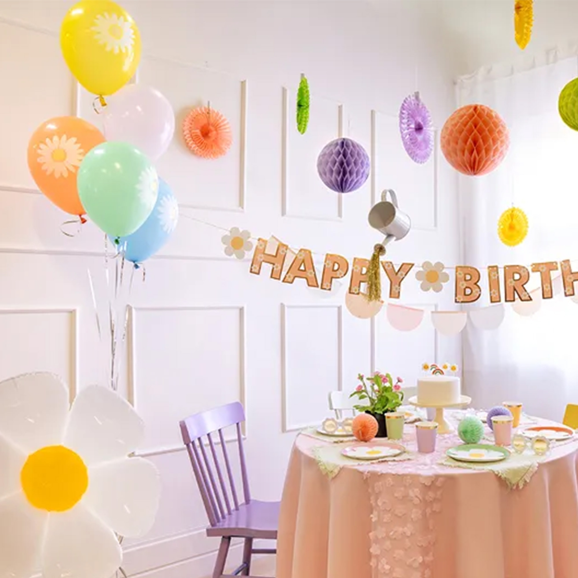 5 Latexballons im Set "Gänseblümchen" 5 Latexballons im Set "Gänseblümchen"