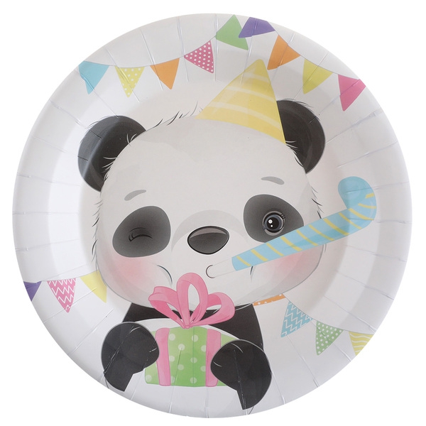 Panda Party - 10 Pappteller